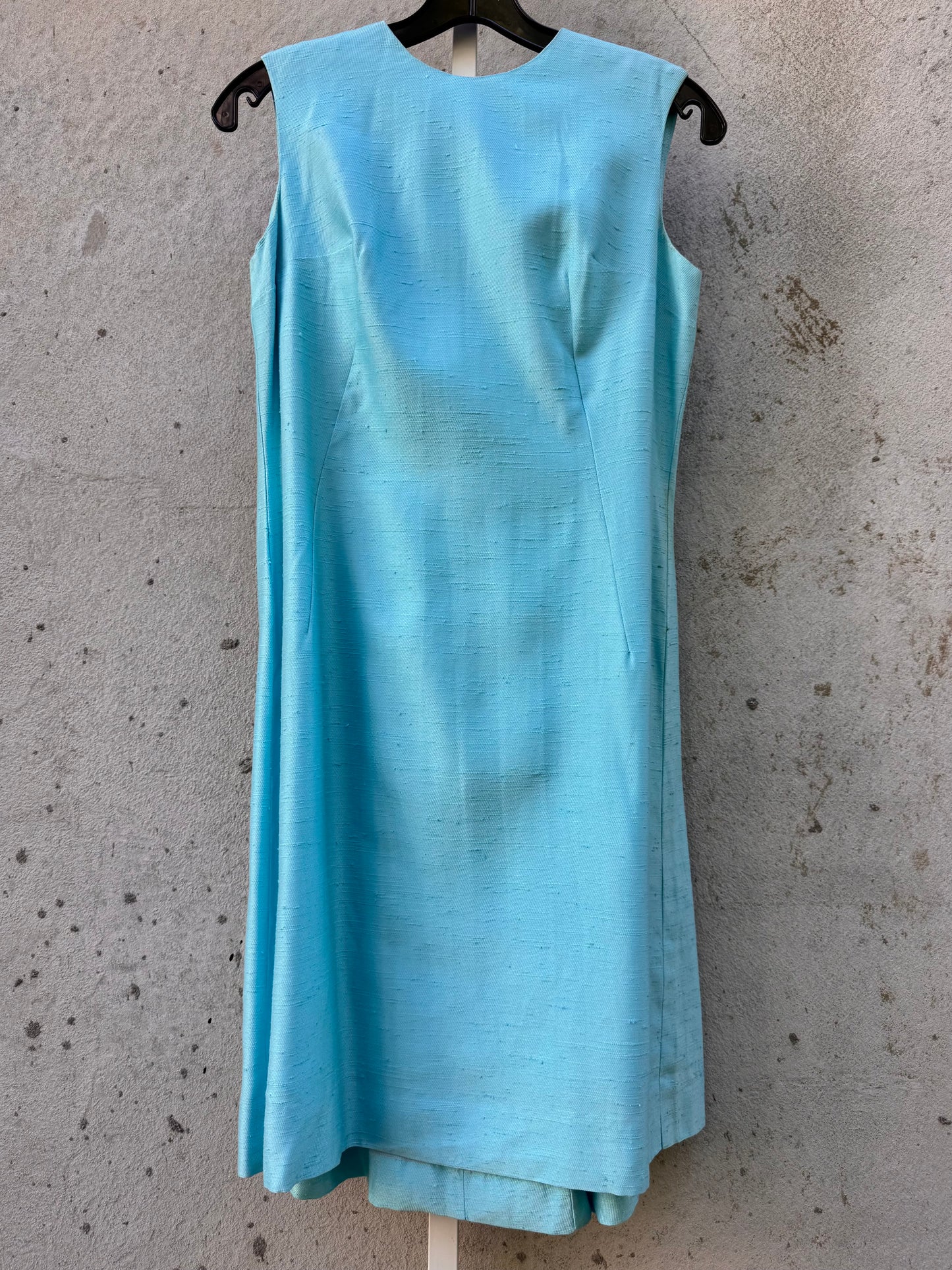 1960s Blue Sheath Dress