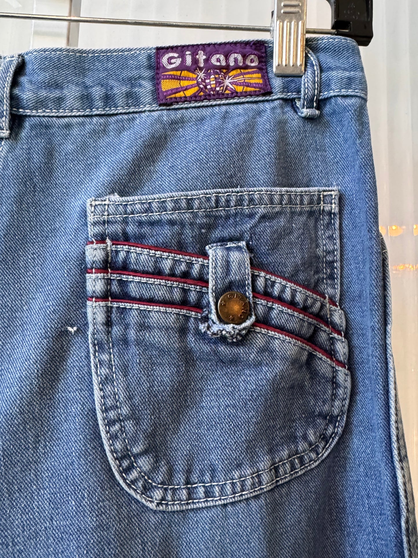1970s Gitano Wide Leg Jeans