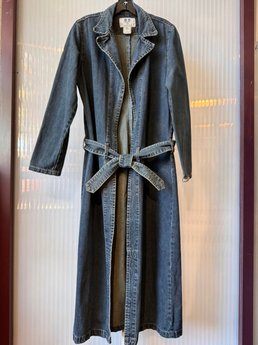 2000s Denim Trenchcoat