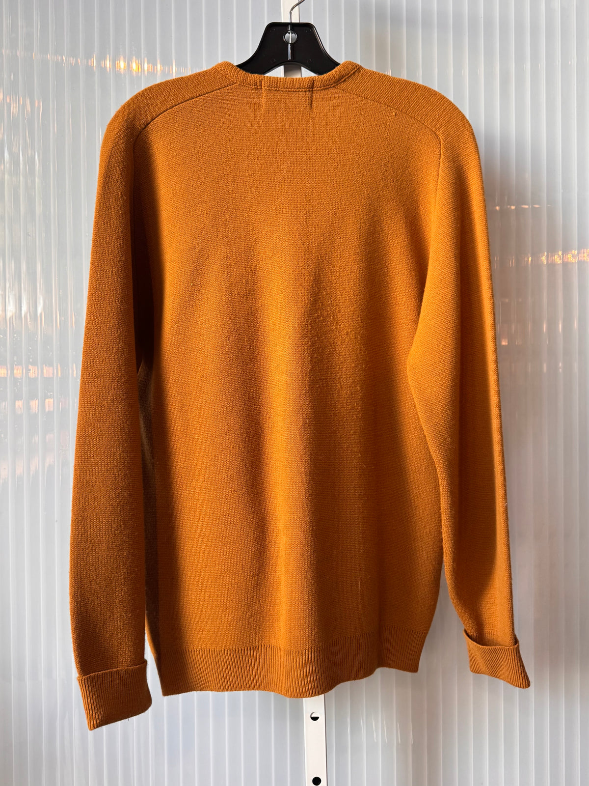 1960s Cider Orange Knit Cardigan