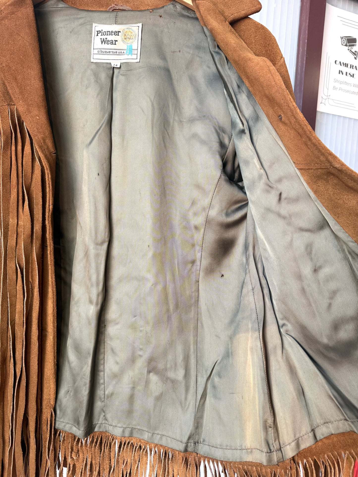 1970s Fringe Suede Jacket
