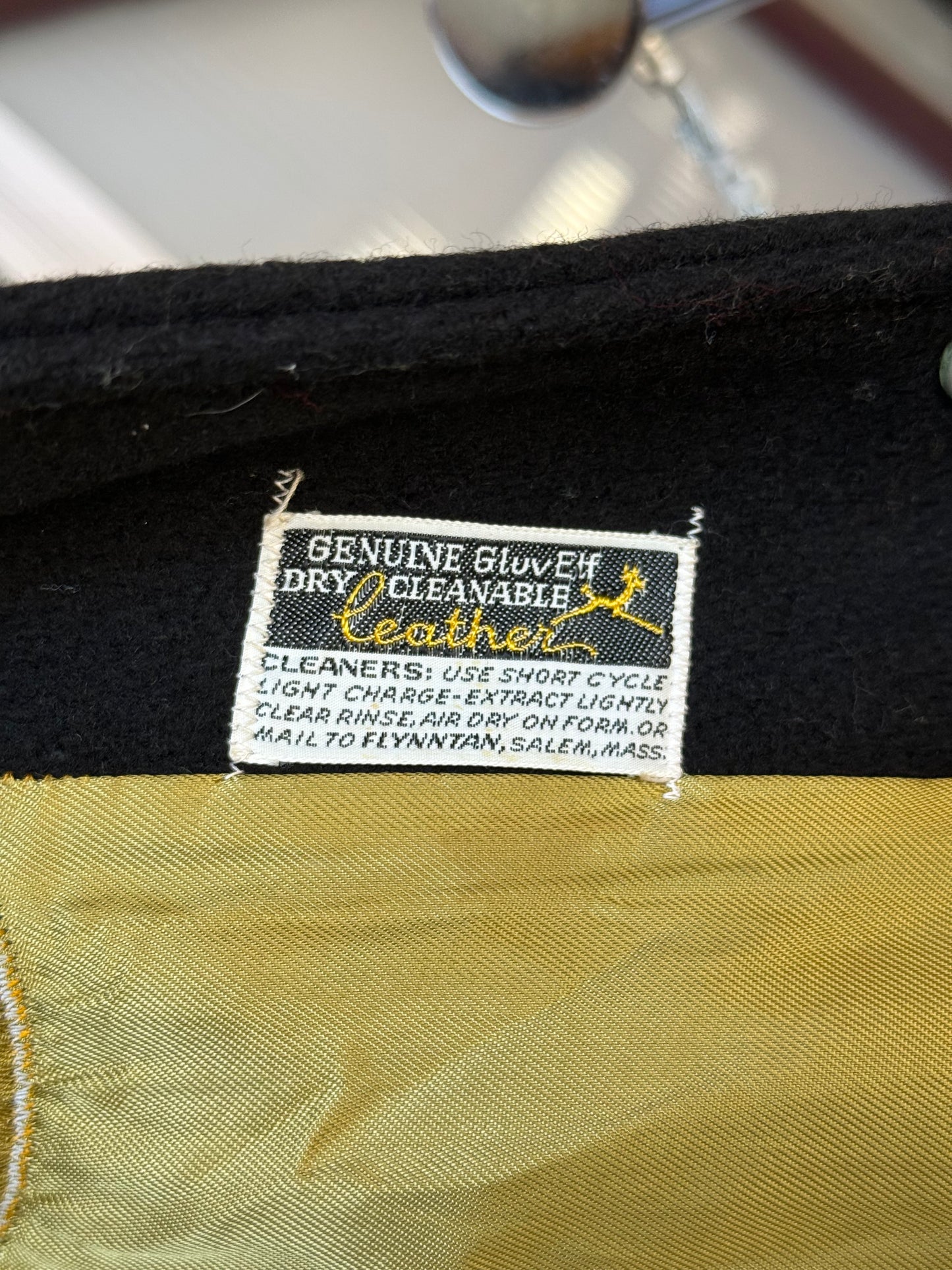 1950s Yellow & Black Pearson Letterman Jacket