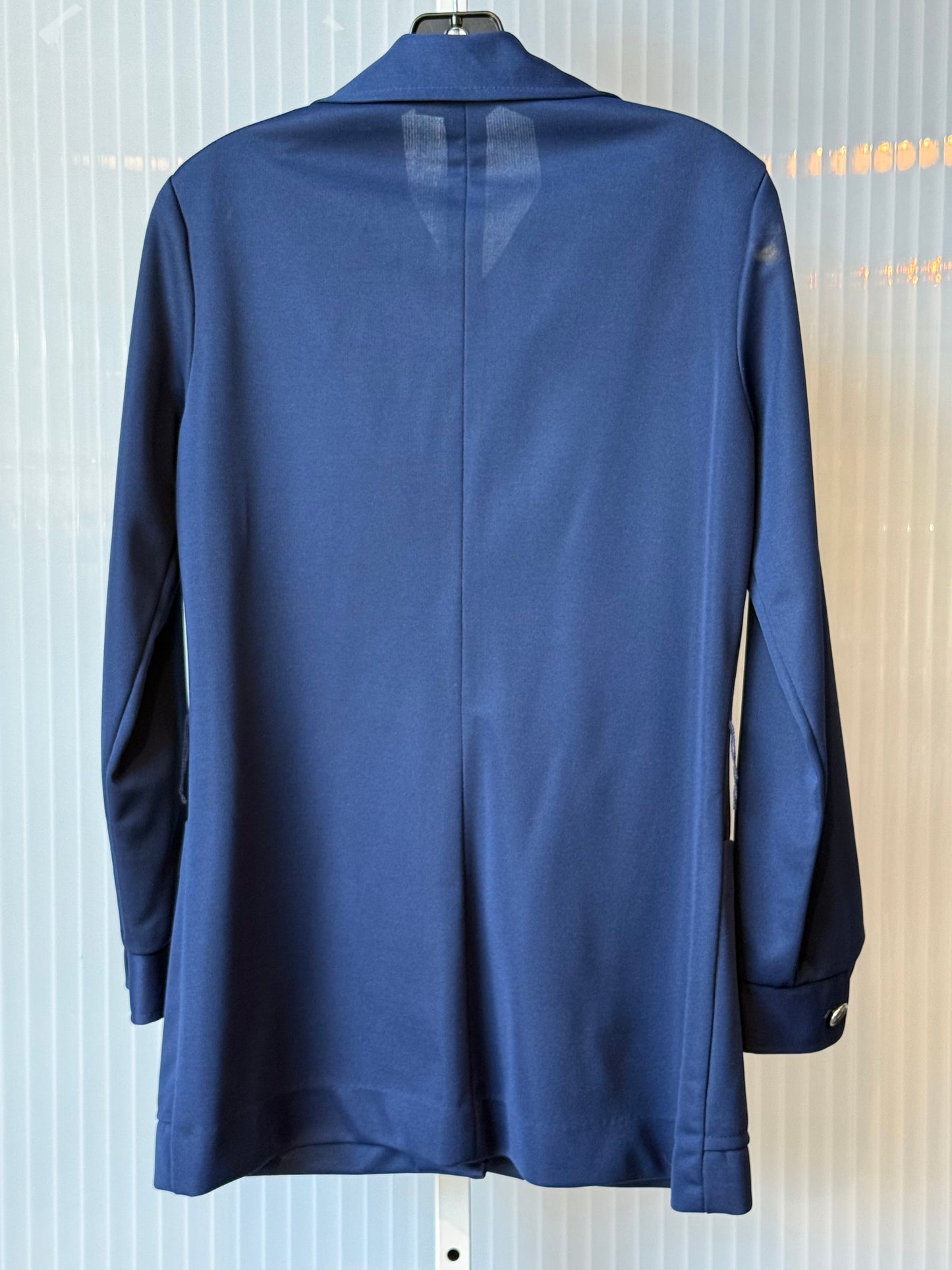 1970s Dark Blue Jacket & Pants Leisure Suit Set