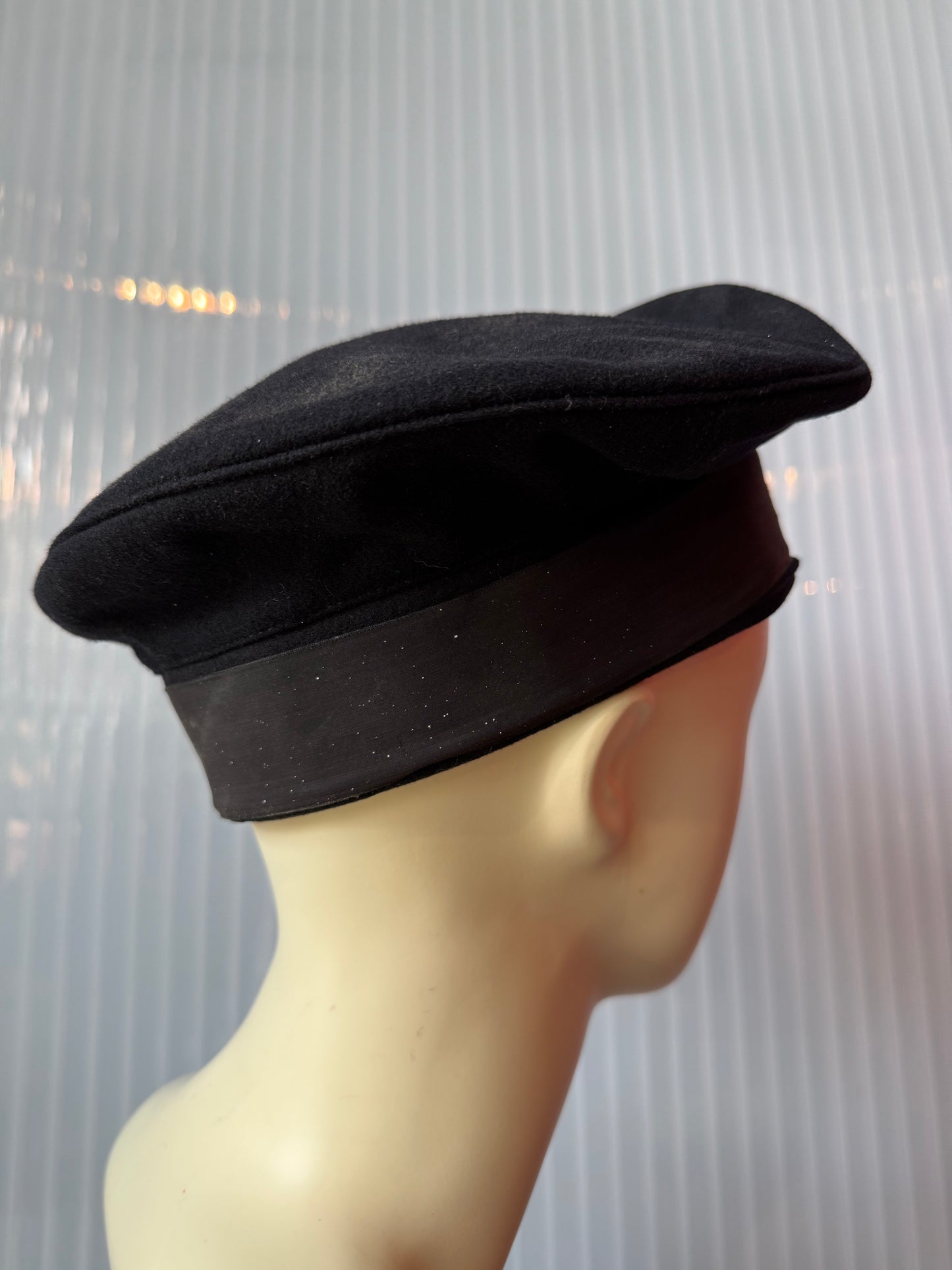 WW2 U.S. Coast Guard Flat Cap Uniform Hat