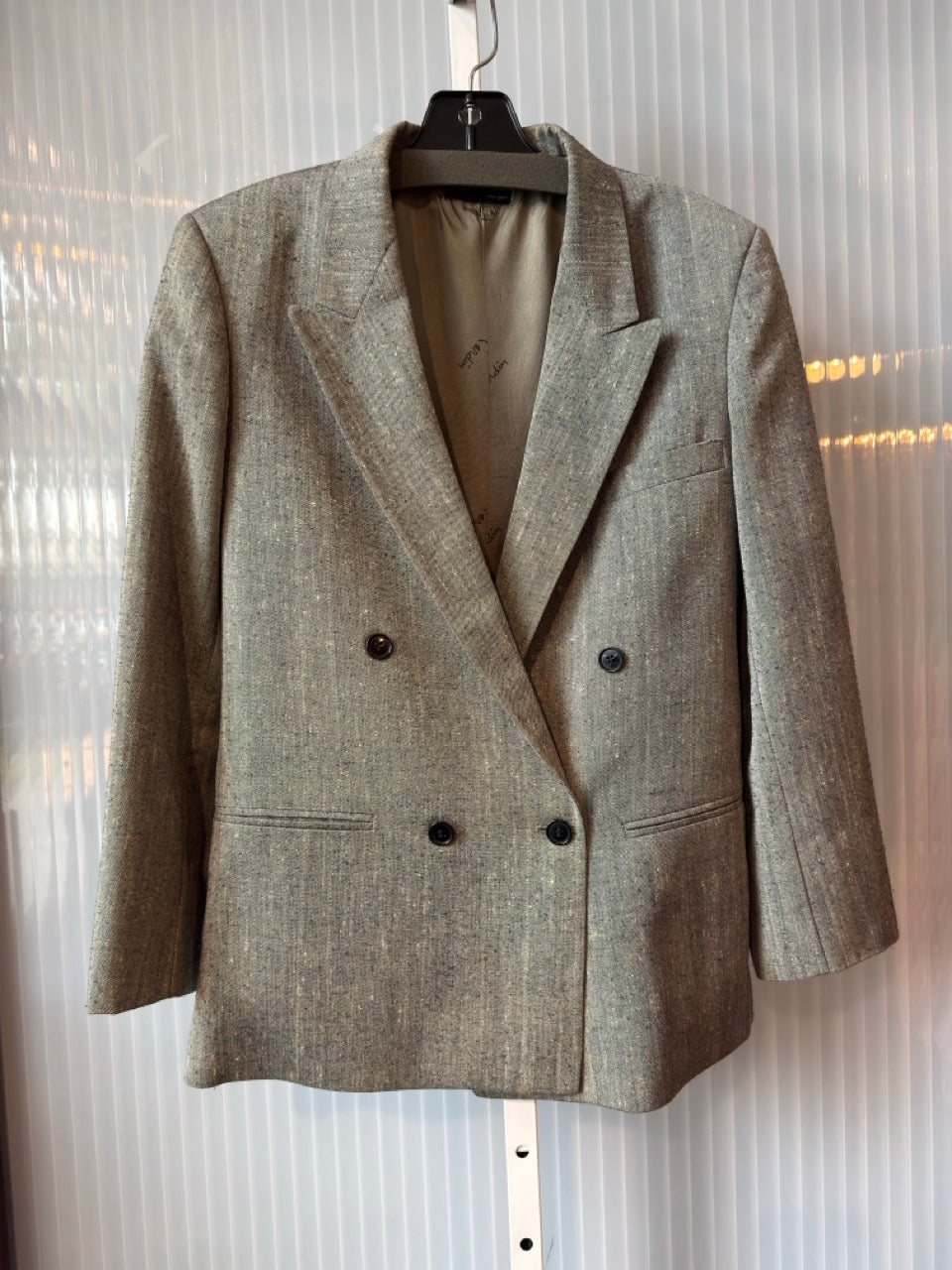1960s Stripe Tweed Double Breasted Jacket
