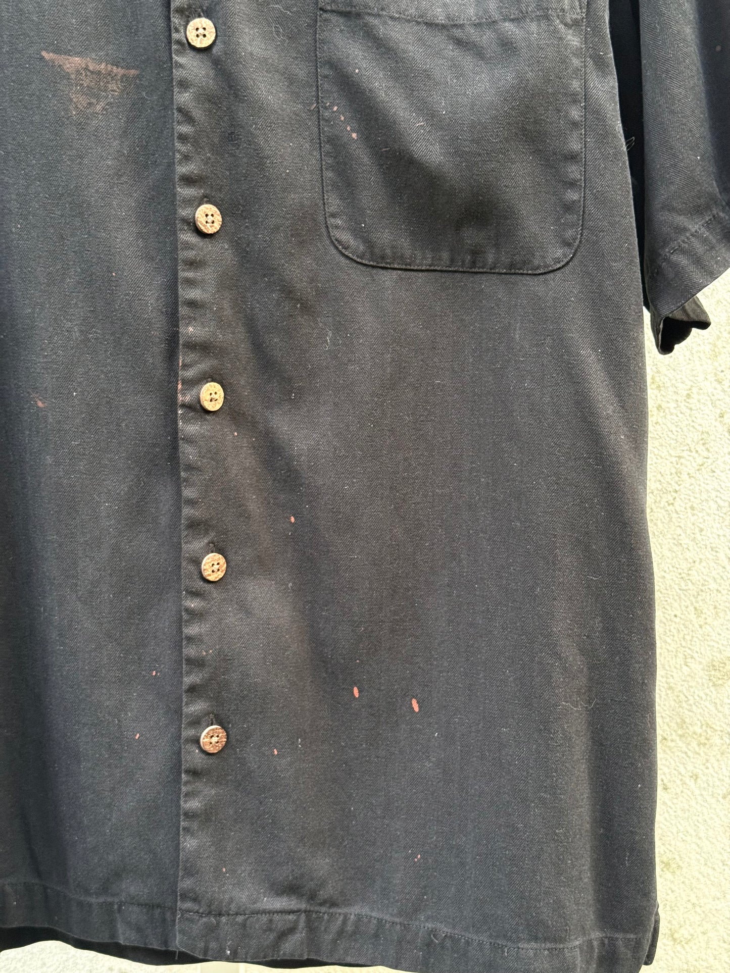Mike Ditka Black Collared Shirt
