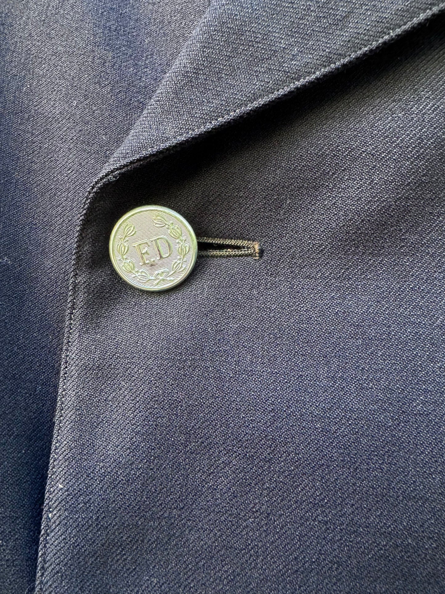 1950s Fire Department Uniform Dress Jacket & Pants Set