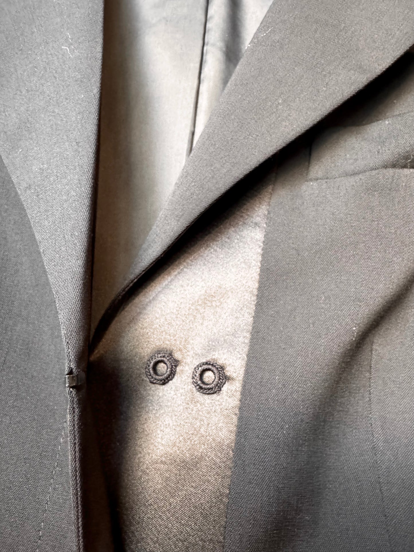 Y2K Formal Black Coat