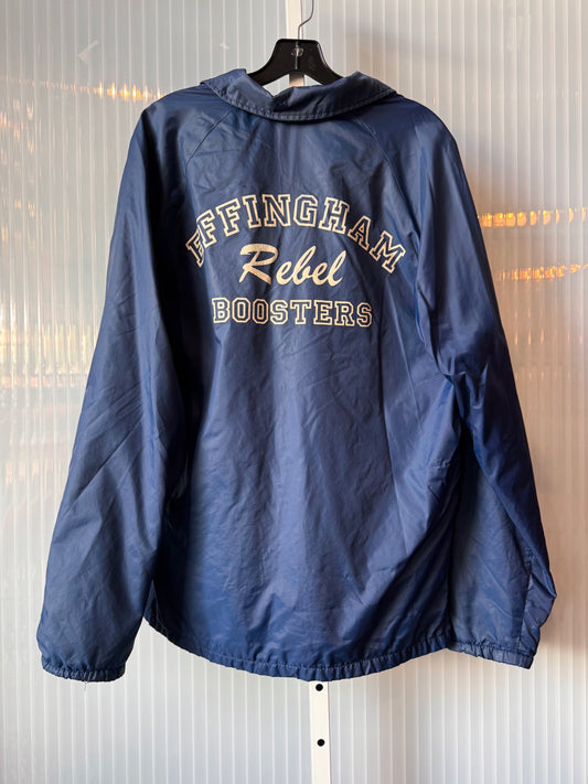 1970s Navy Blue Weather-Resistant Jacket