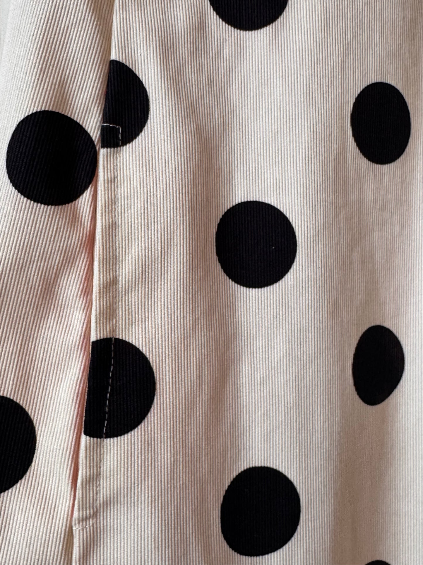 1990s does 1960s Polka Dot Sleeveless Rear-Collar Dress