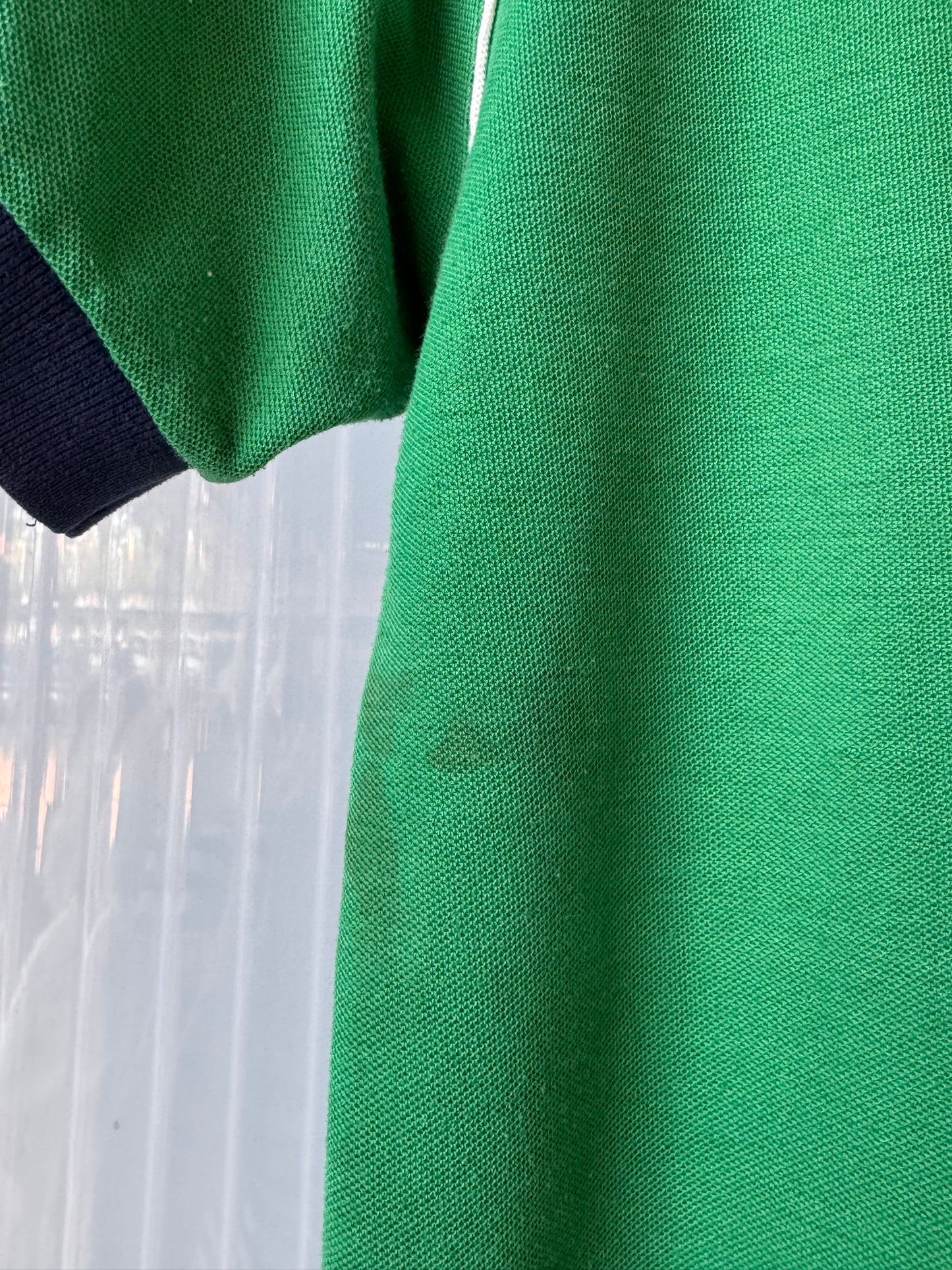 1970s Levi's Green 1/4th Button-Up Shirt