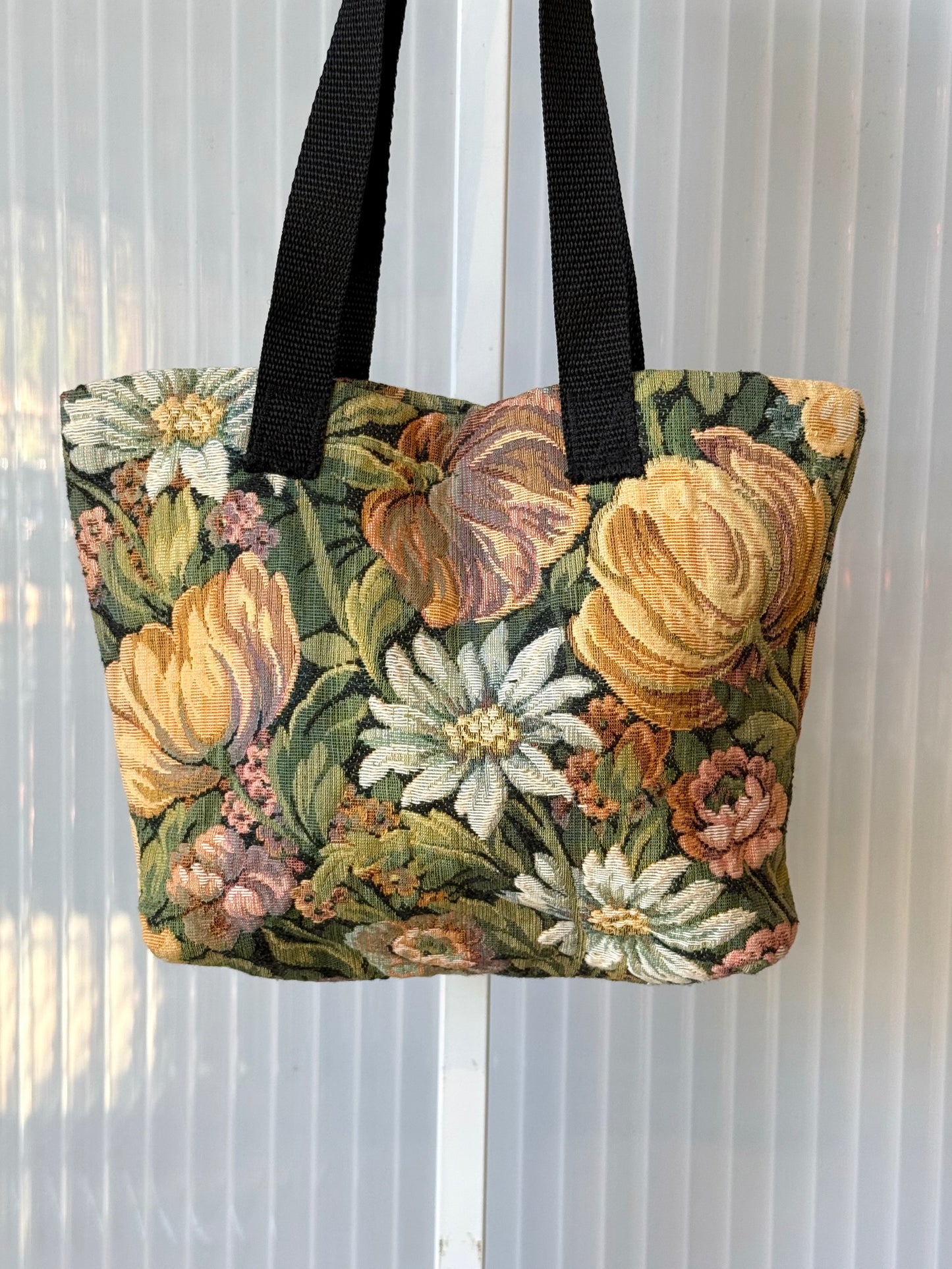 Floral Tapestry Bag