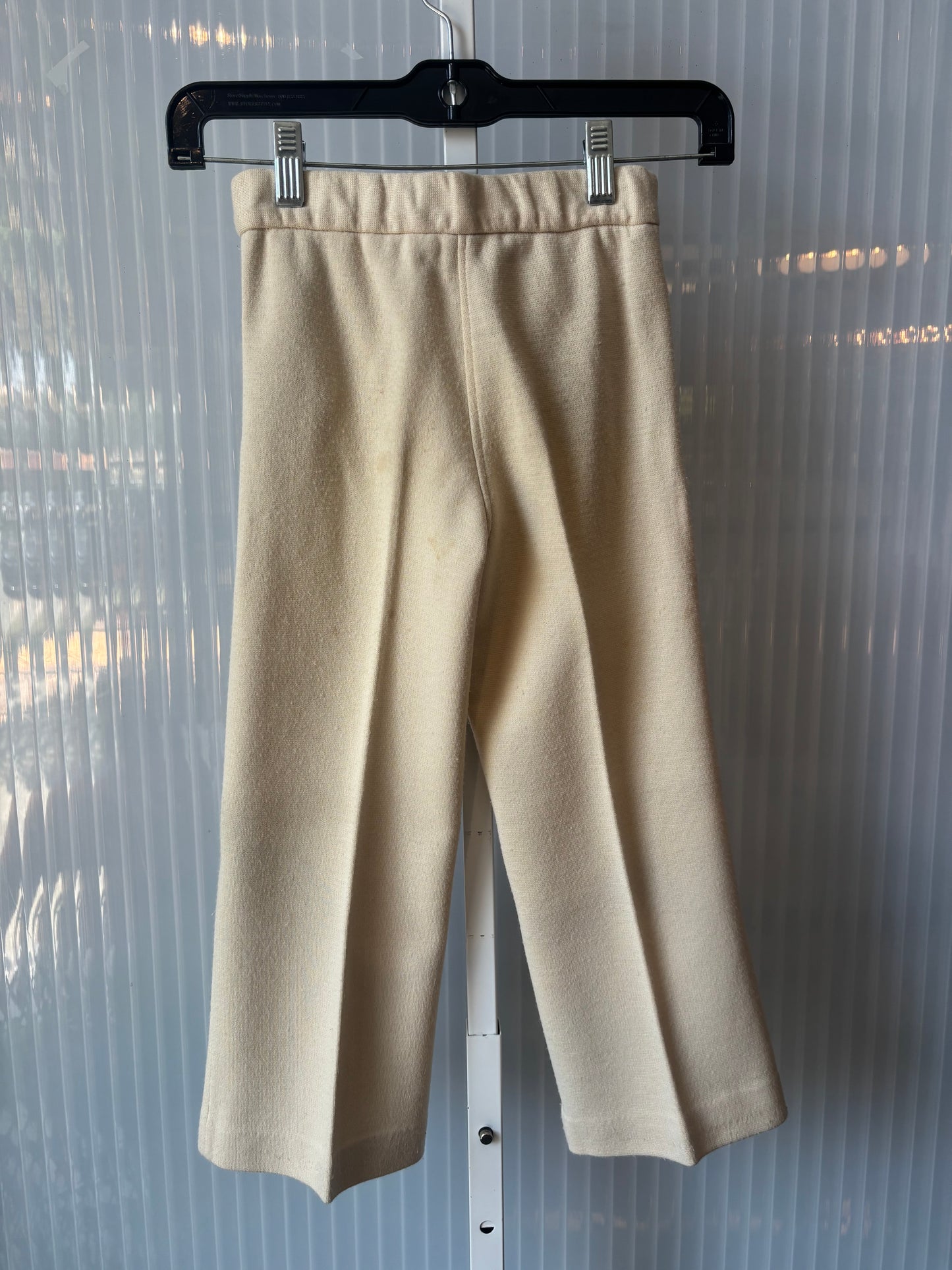 1970s Red & Cream Children's Sweater & Trouser Set