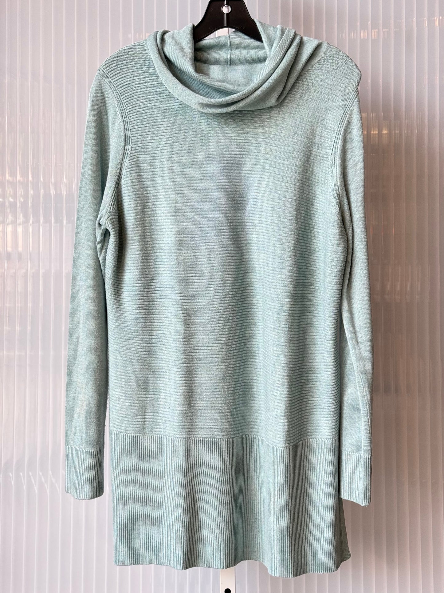Pale Blue Knit Boat Neck Sweater