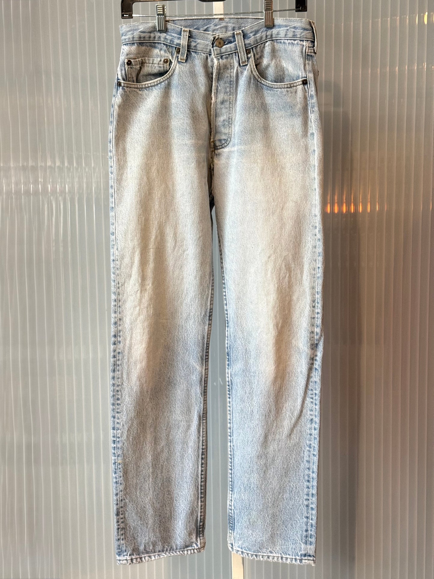 Levi’s 501 Light Wash Blue Denim Jeans