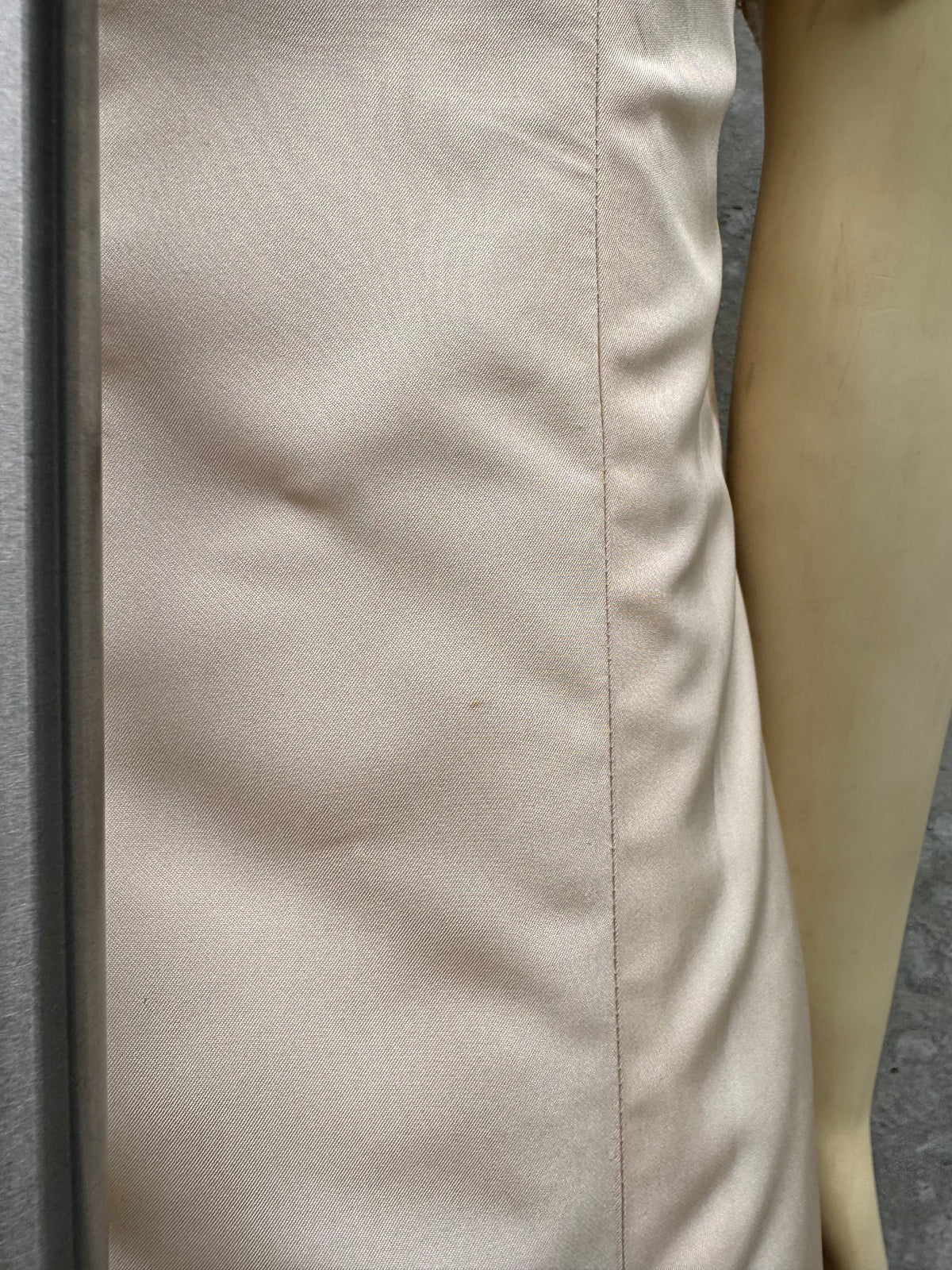 1960s Cream Wedding Dress