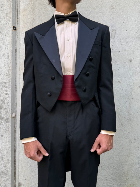 1980s Raffinati Black Tailcoat