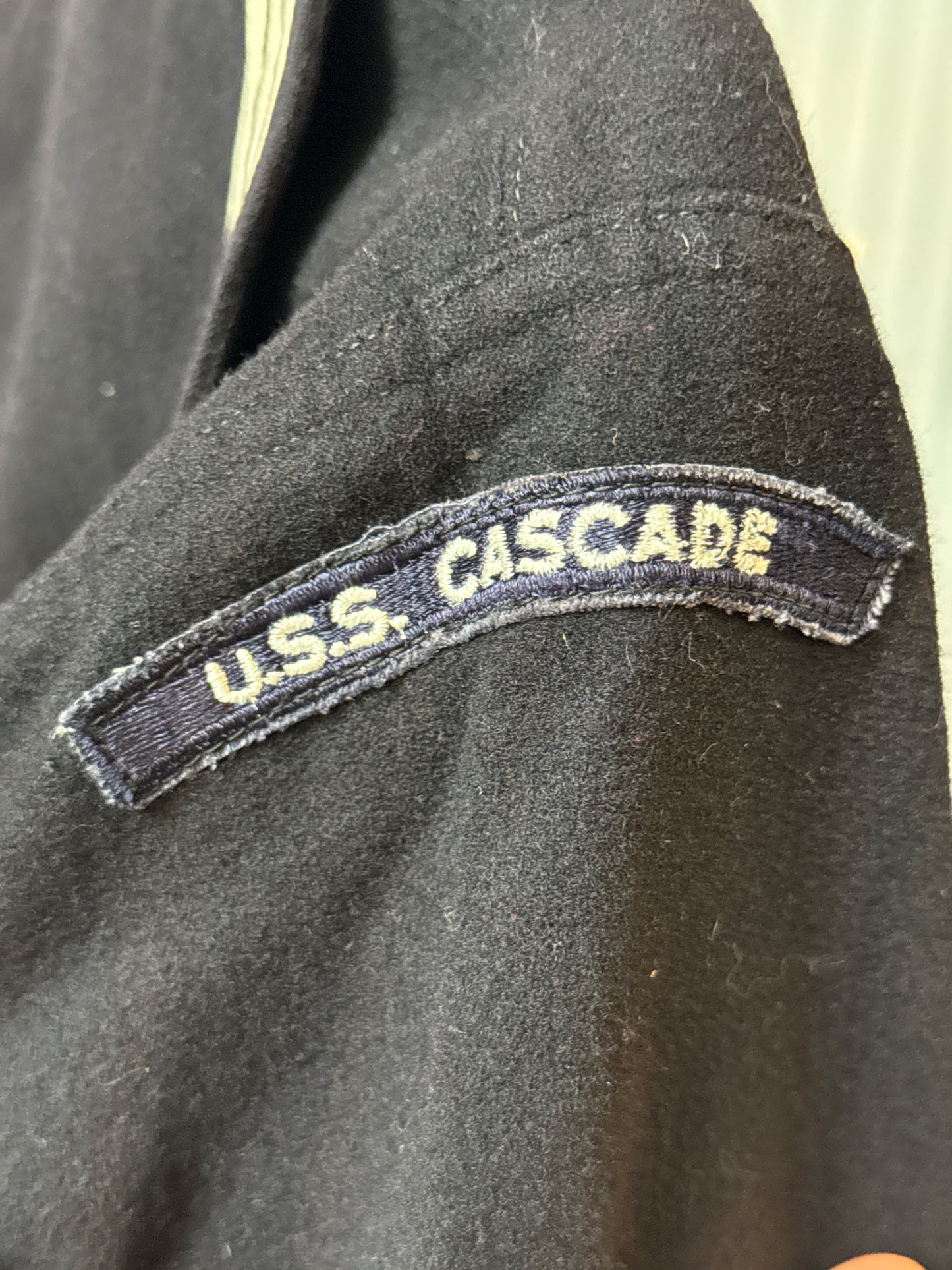 1940s WW2 Navy Uniform Shirt w/ Arm Patch