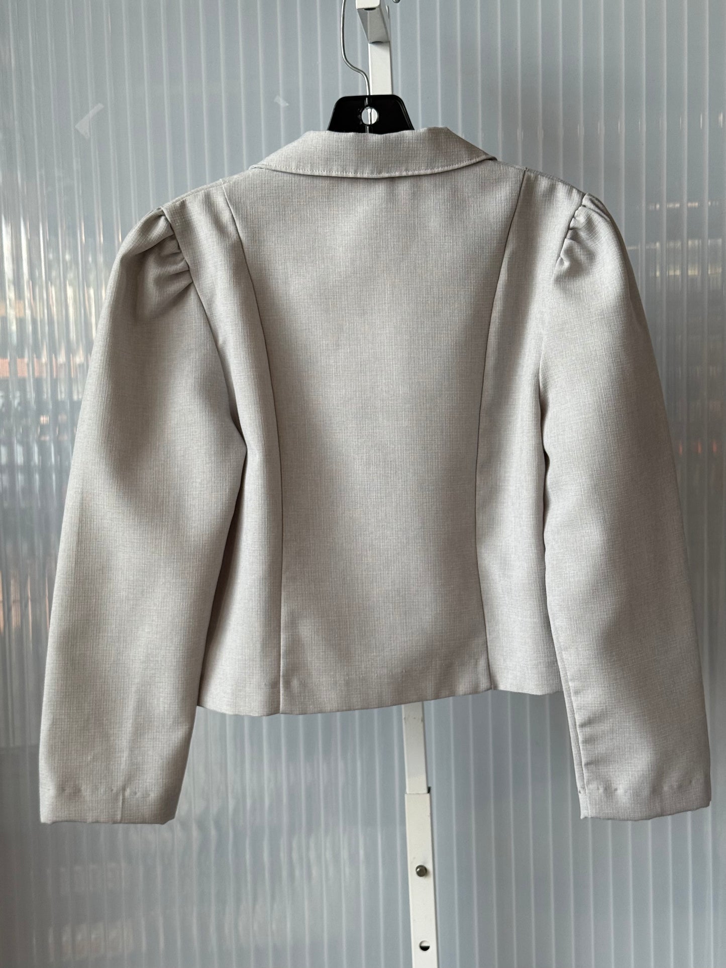 1970s? Soft Grey Suit Jacket & Skirt Set