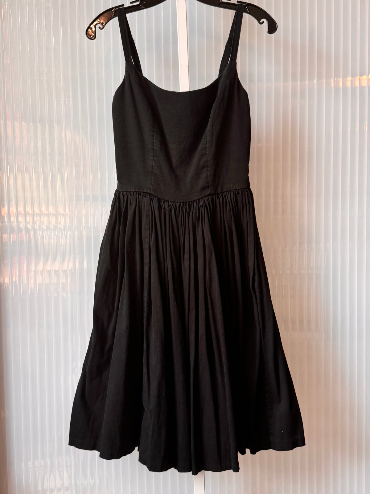 Y2K does 1950s Reproduction Black Swing Dress