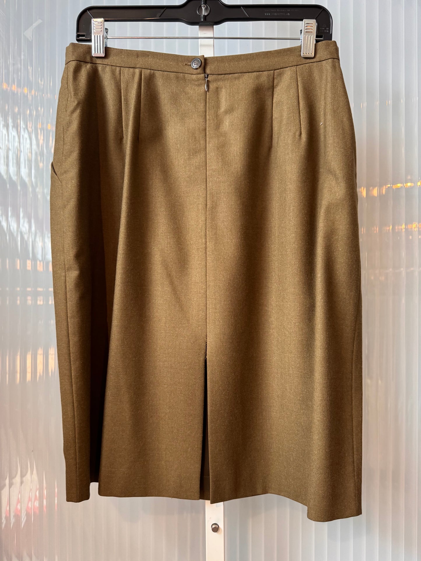 Burberrys Jacket & Skirt Suit Set w/ Corduroy Elbow Patches & Lapel