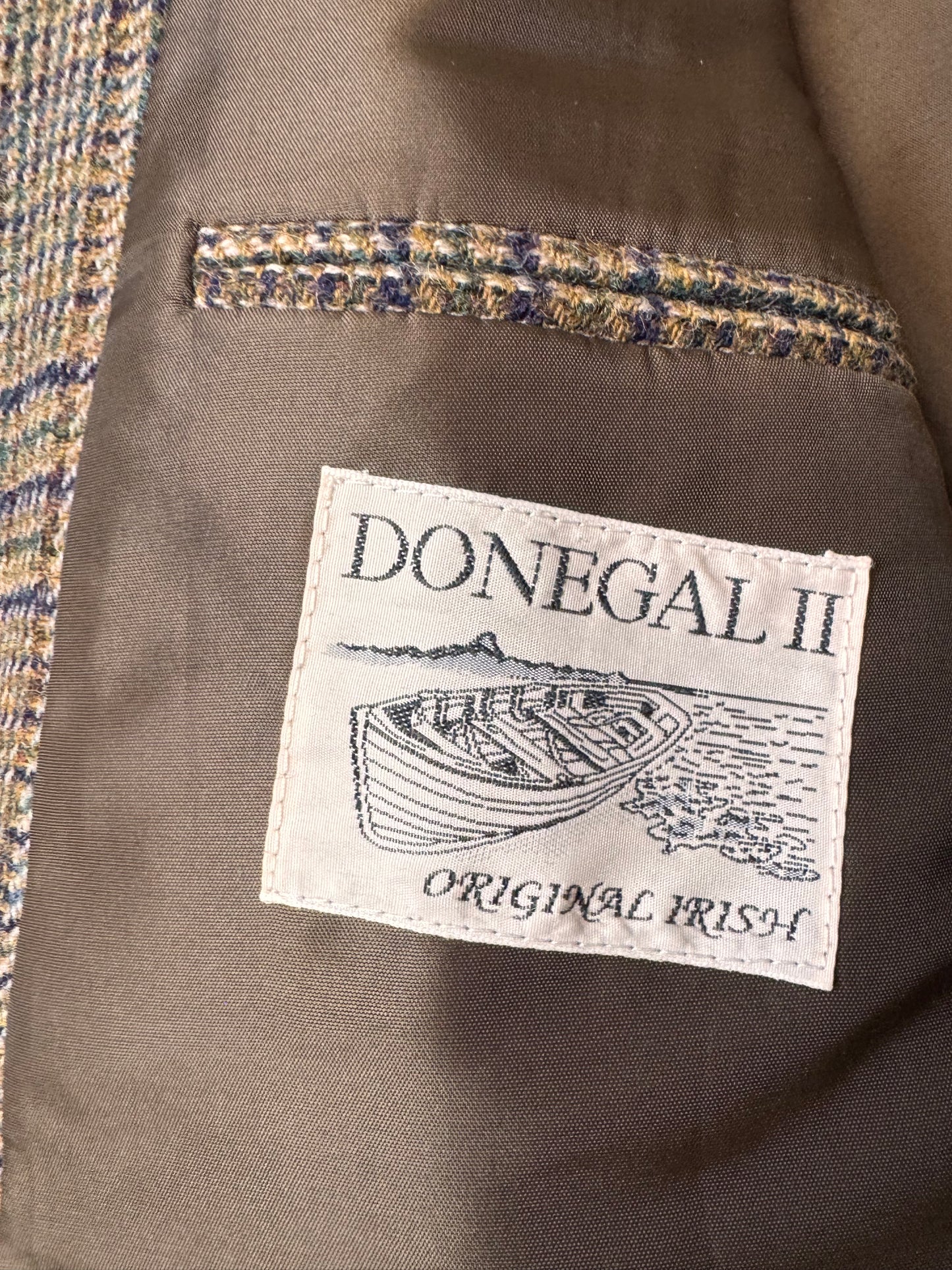 1970s Brown Glen-check Wool Blazer