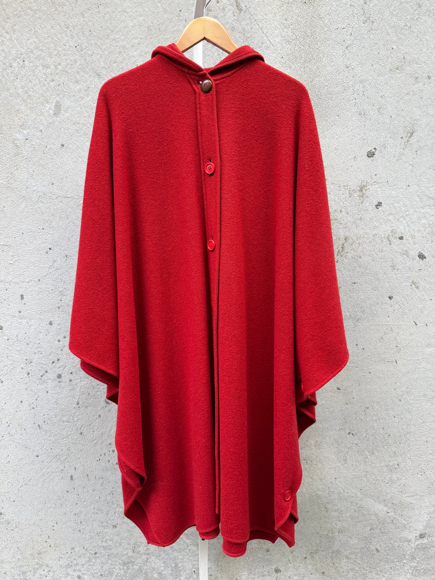 1980s Jean Claude de Luca Red Riding Hood Cape