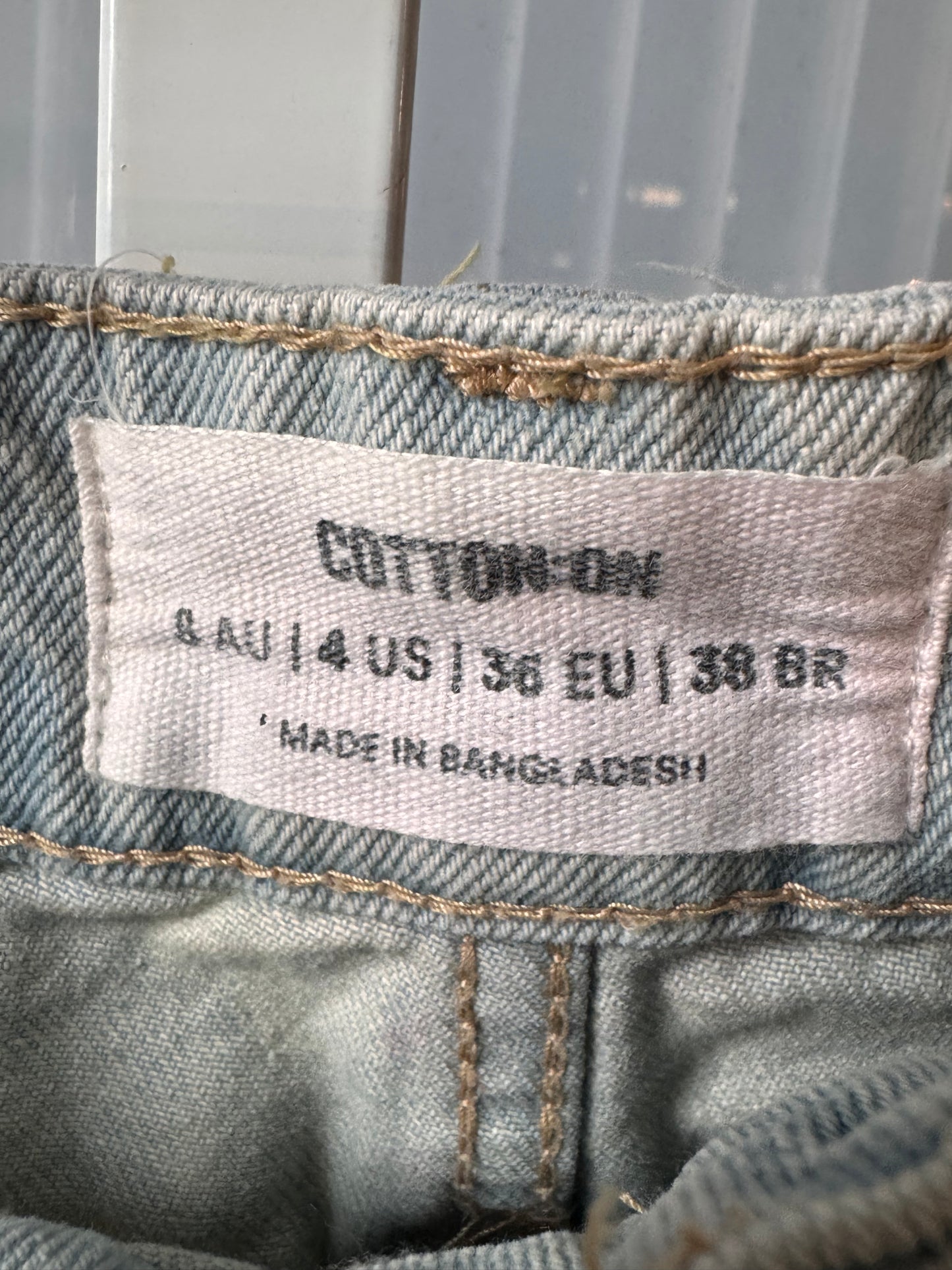 2010s Childrens Denim Skirt with Patchwork Apple