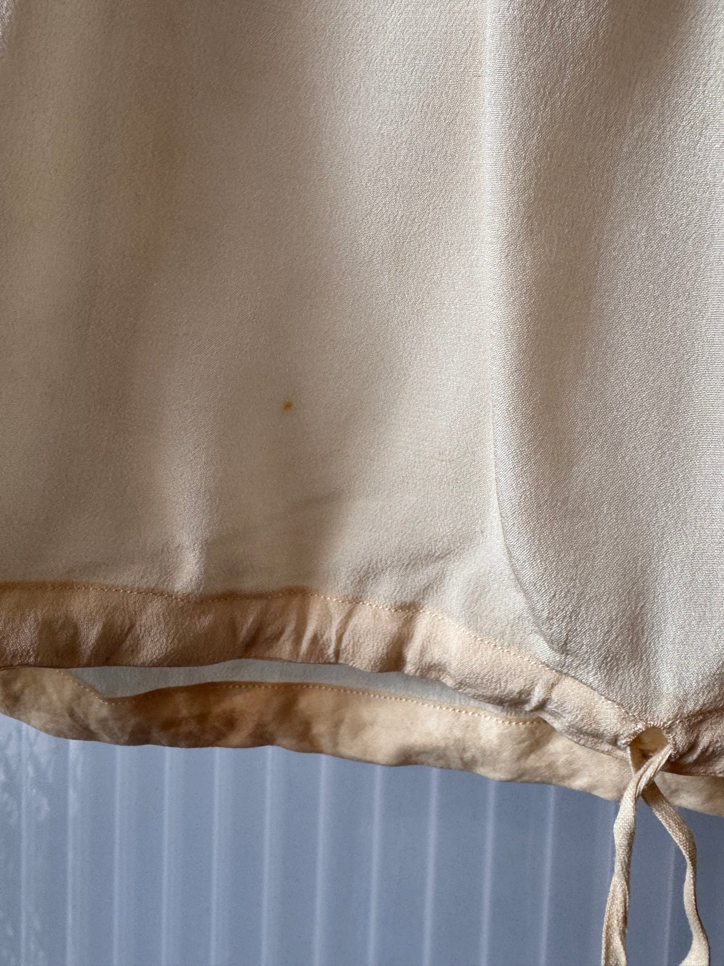 1920s Cream Ecru Lace Camisole