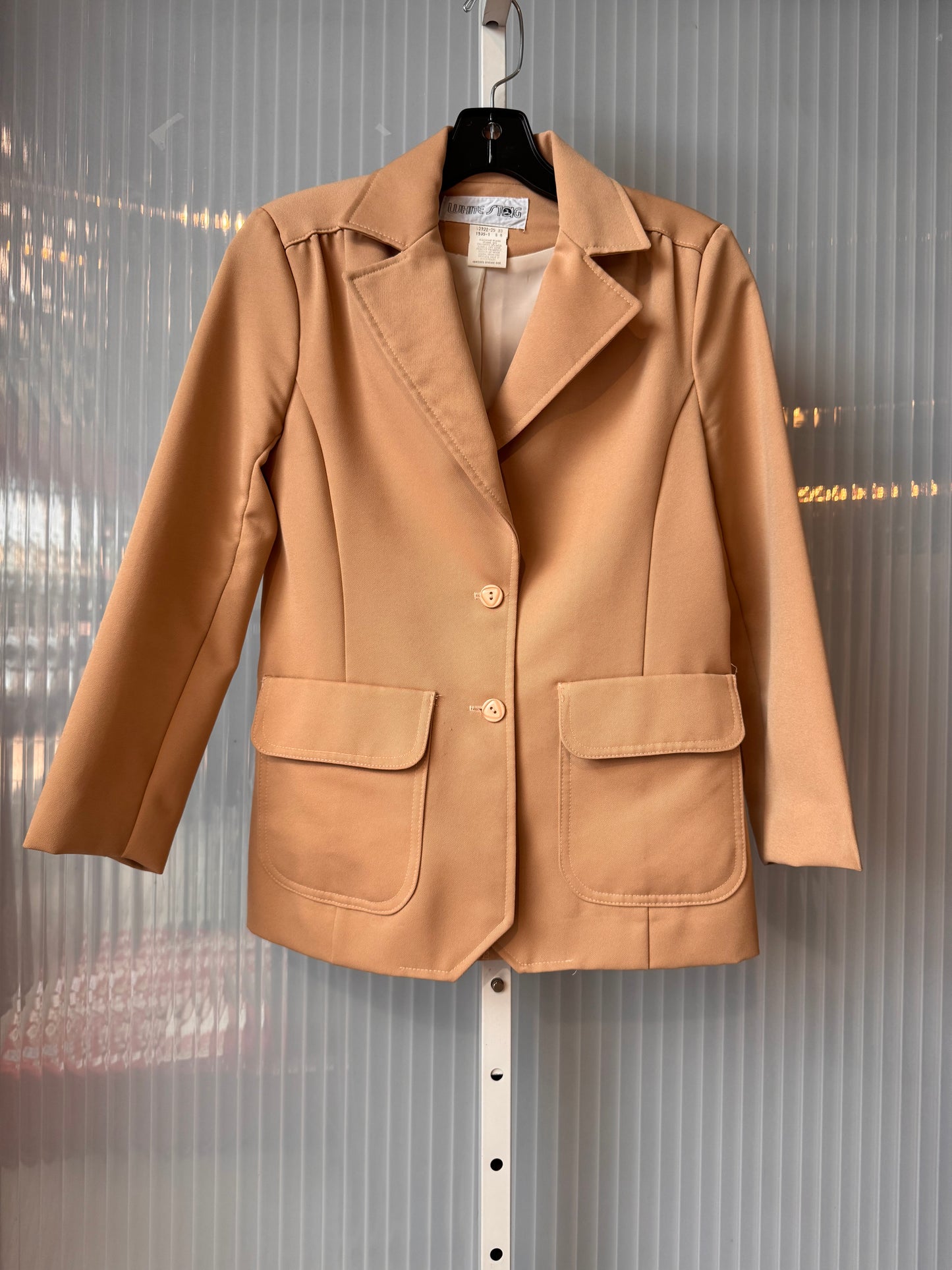 1980s Cream Blazer & Skirt Set