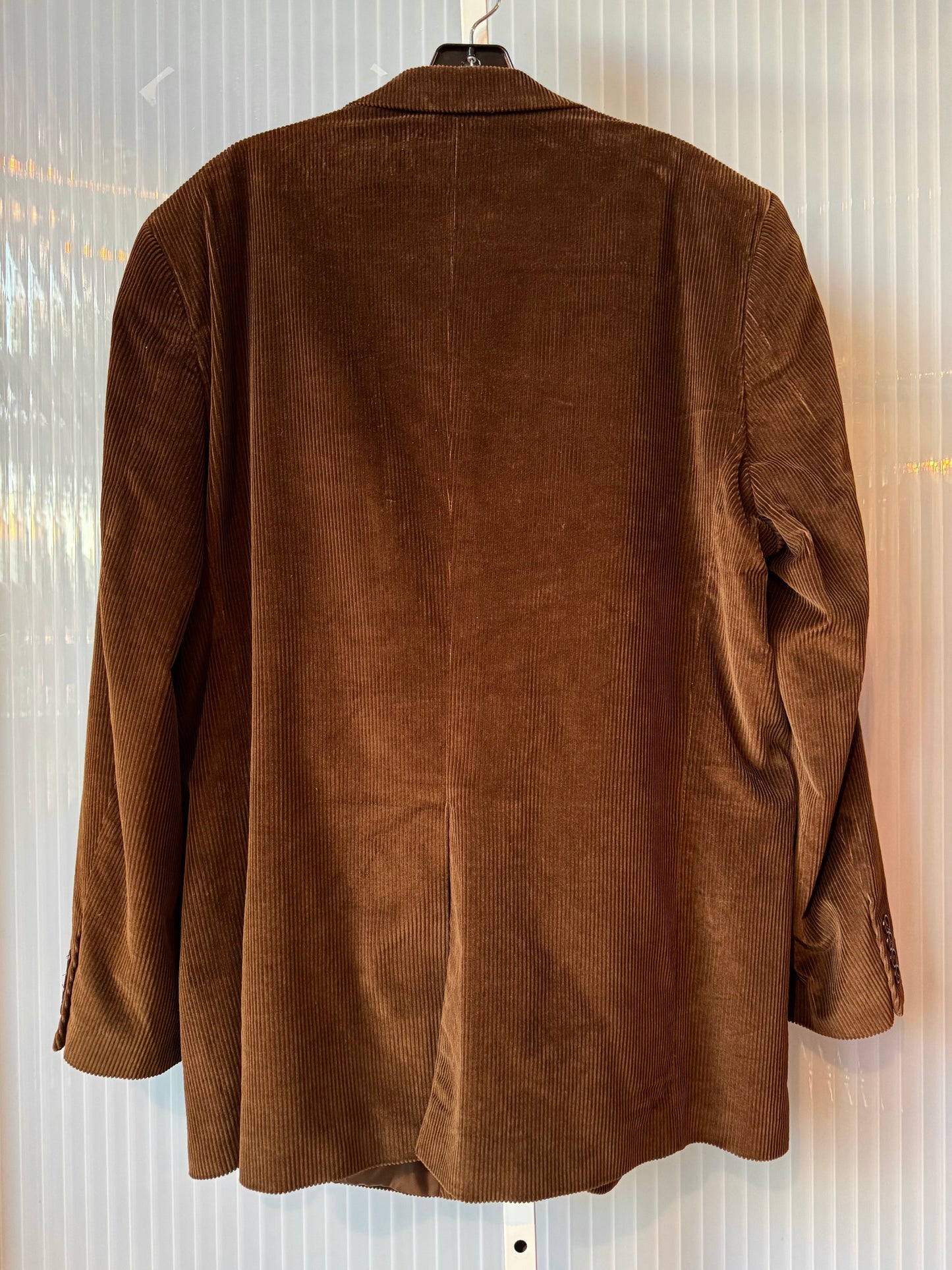 1980s Dark Brown Corduroy Blazer