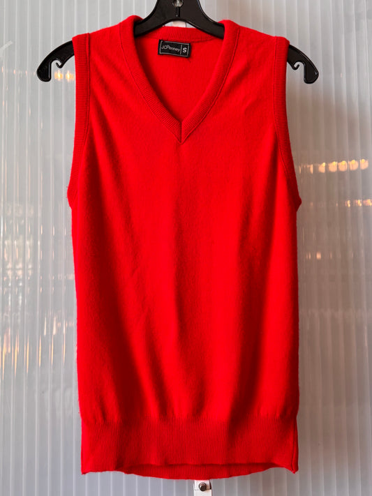 1970s JCPenney's Red Sweater Vest