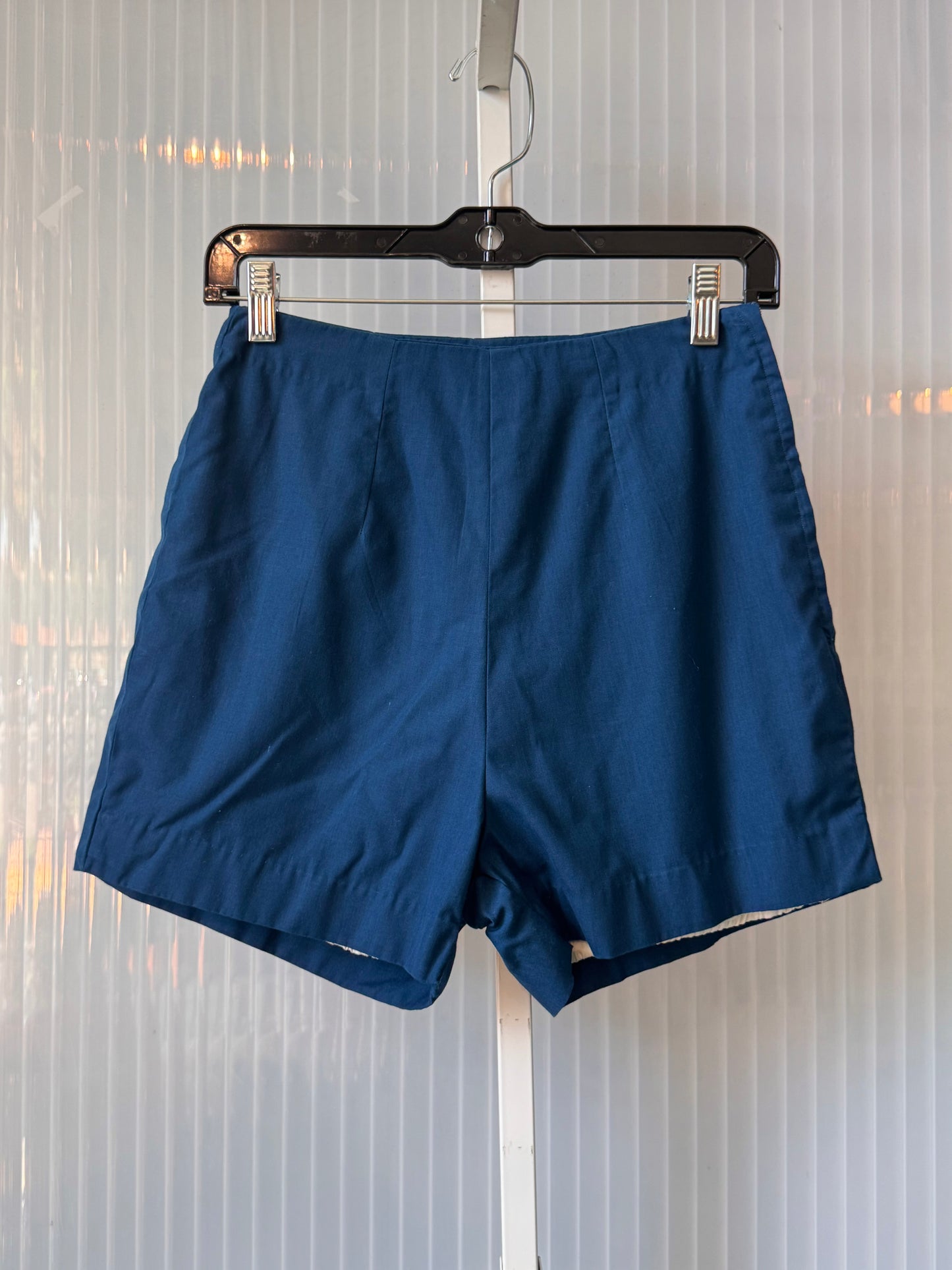 1940s Royal Blue High-waisted Bloomer Gym Shorts