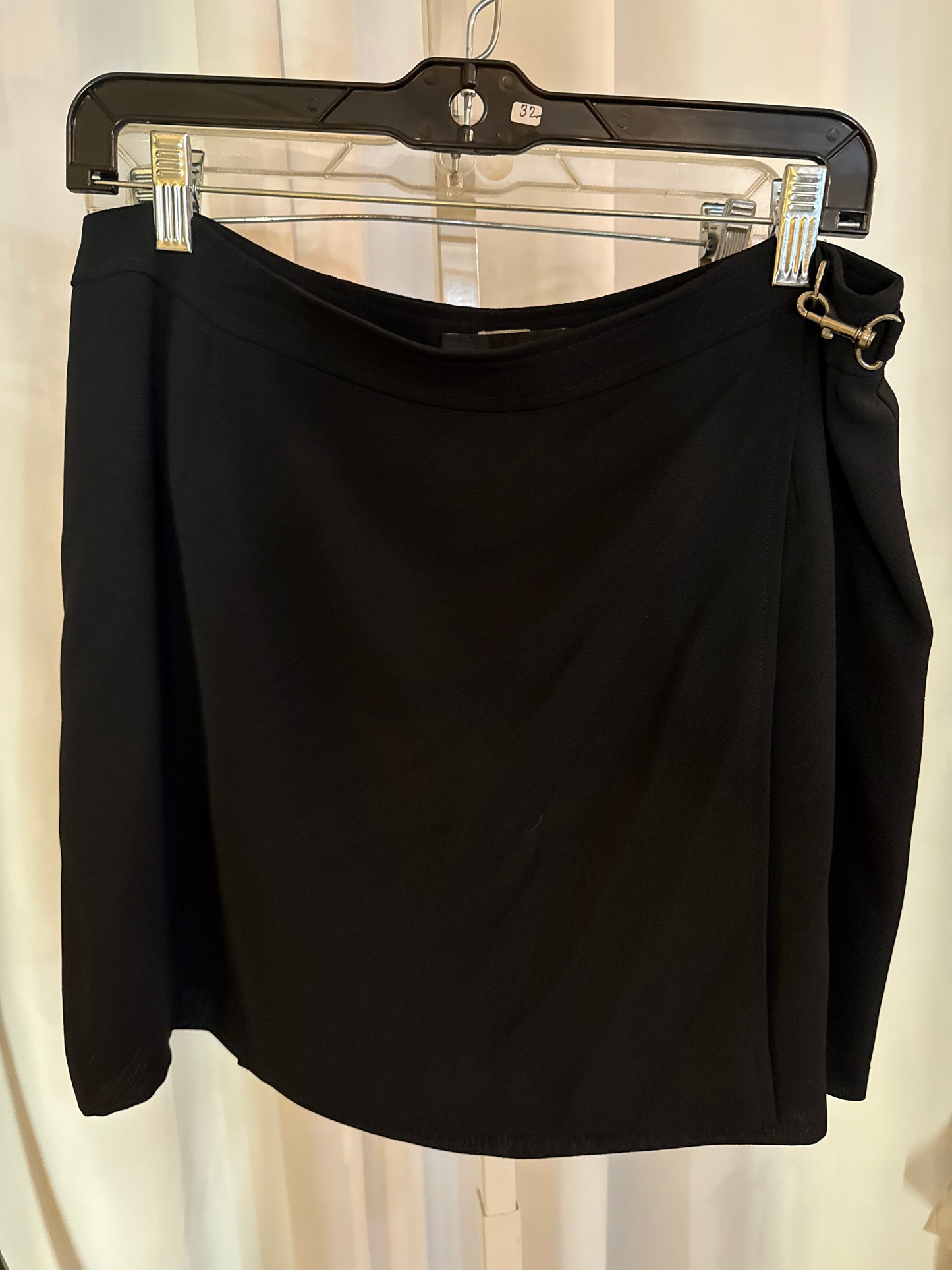 1980s Black Mini Skirt