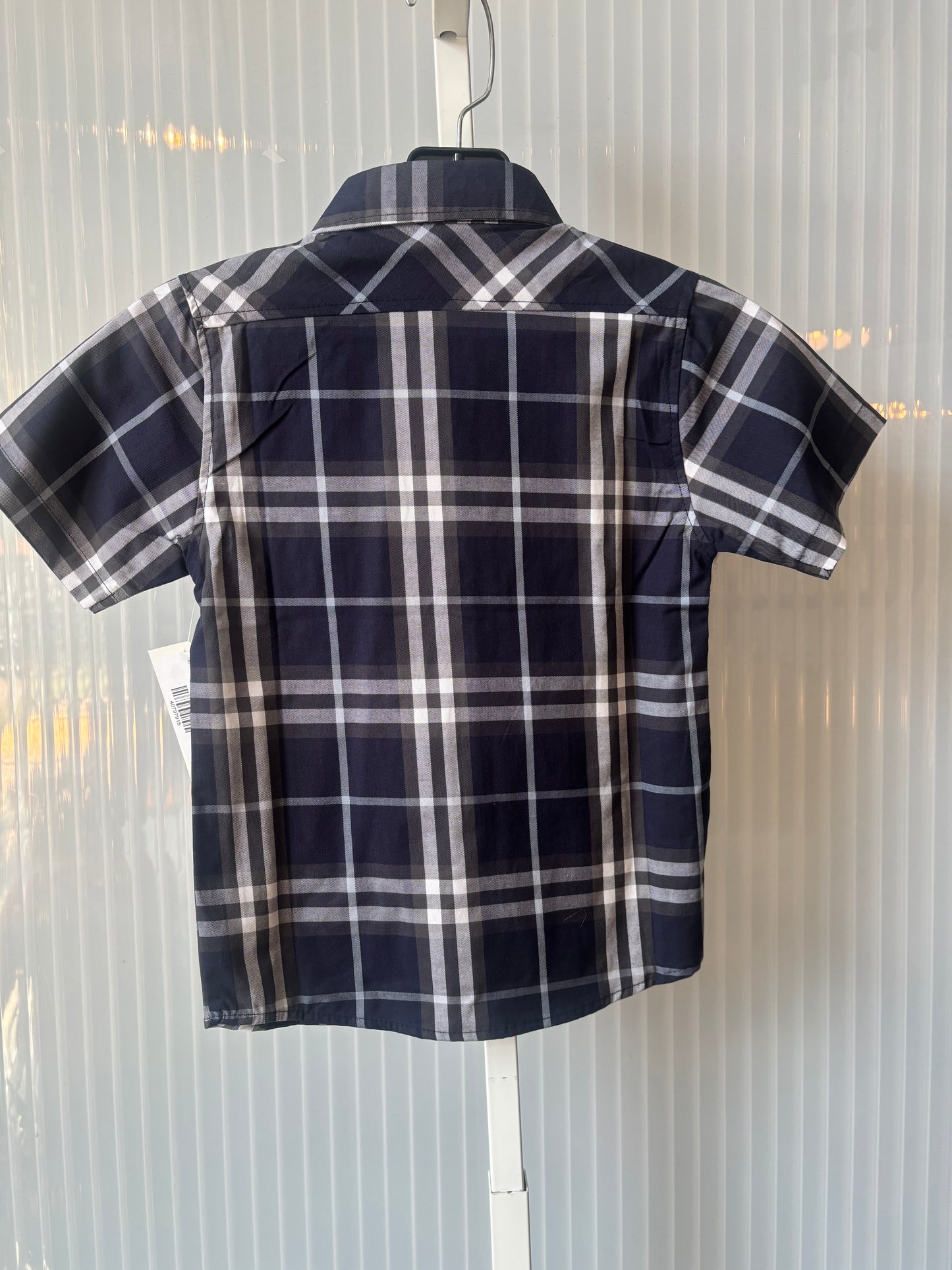 Kid's Classic Burberry Plaid Button-Up Shirt