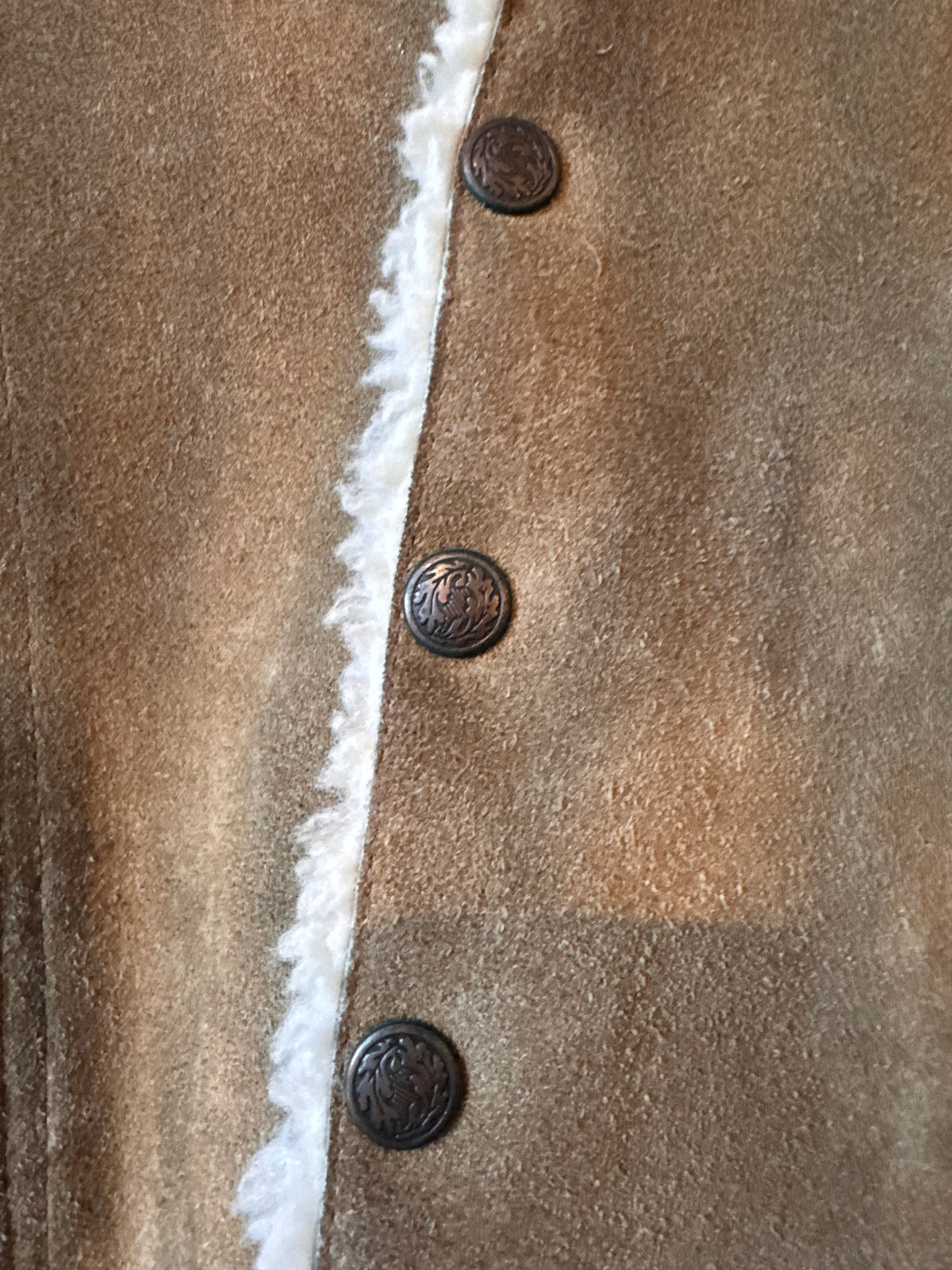 Late 1970s / Early 1980s Suede Sherpa Vest