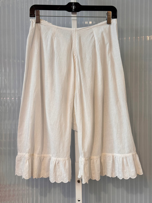 Edwardian Era White Bloomers
