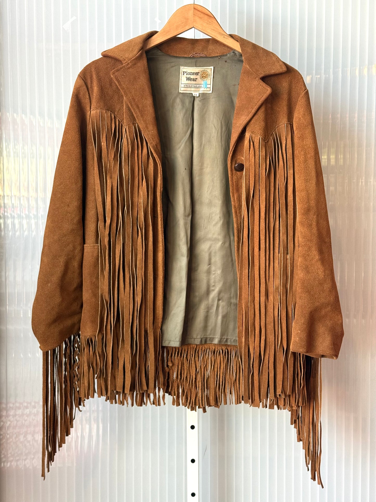 1970s Fringe Suede Jacket
