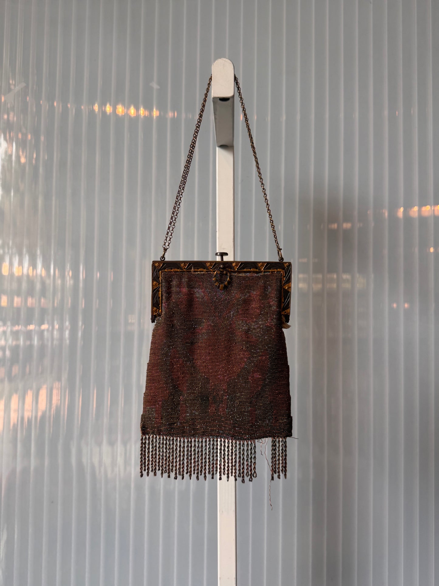 1930s Art Deco Beaded Flapper Purse