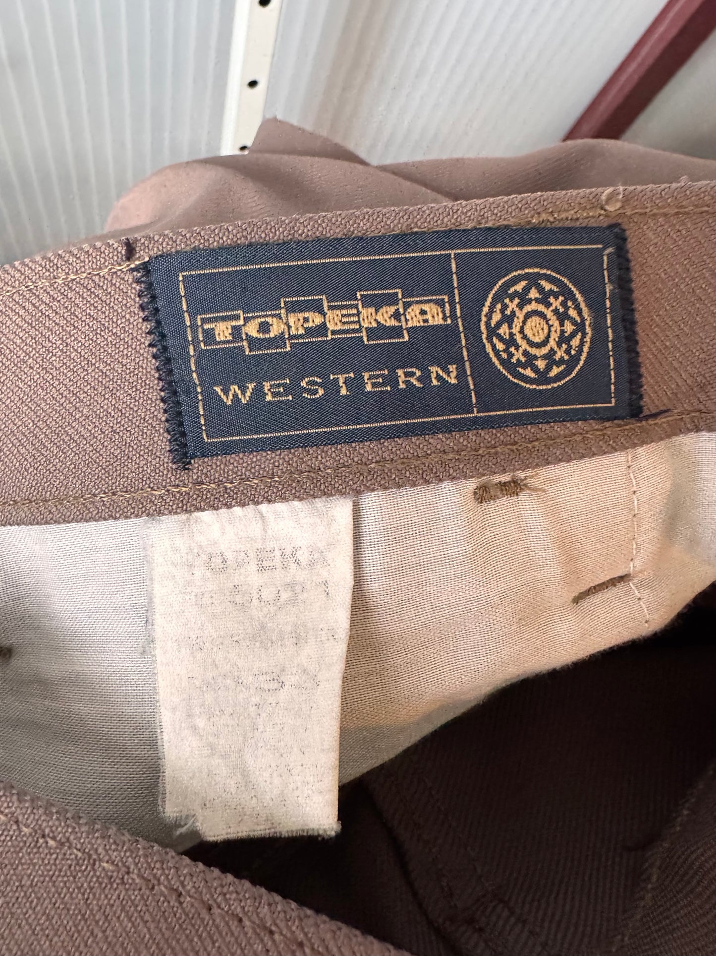 1970s Topeka Khaki Western Work Pants