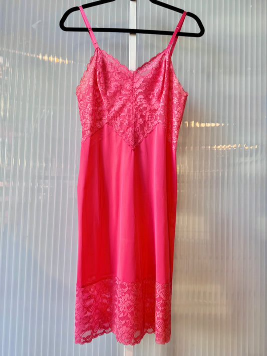 1950s Bright Pink Slip