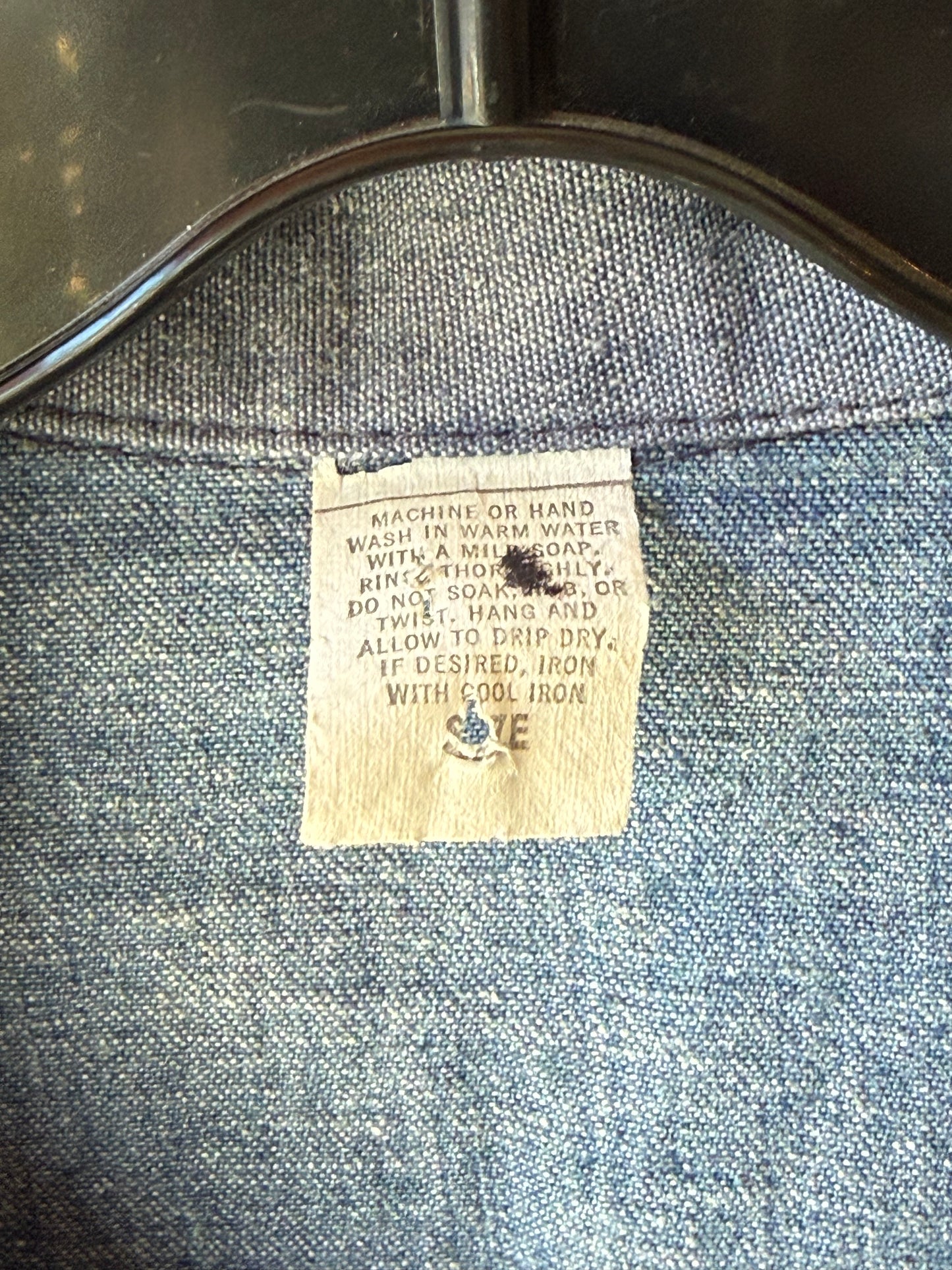 1970s Embroidered Sunshine Denim Patchwork Snap-Up Jacket