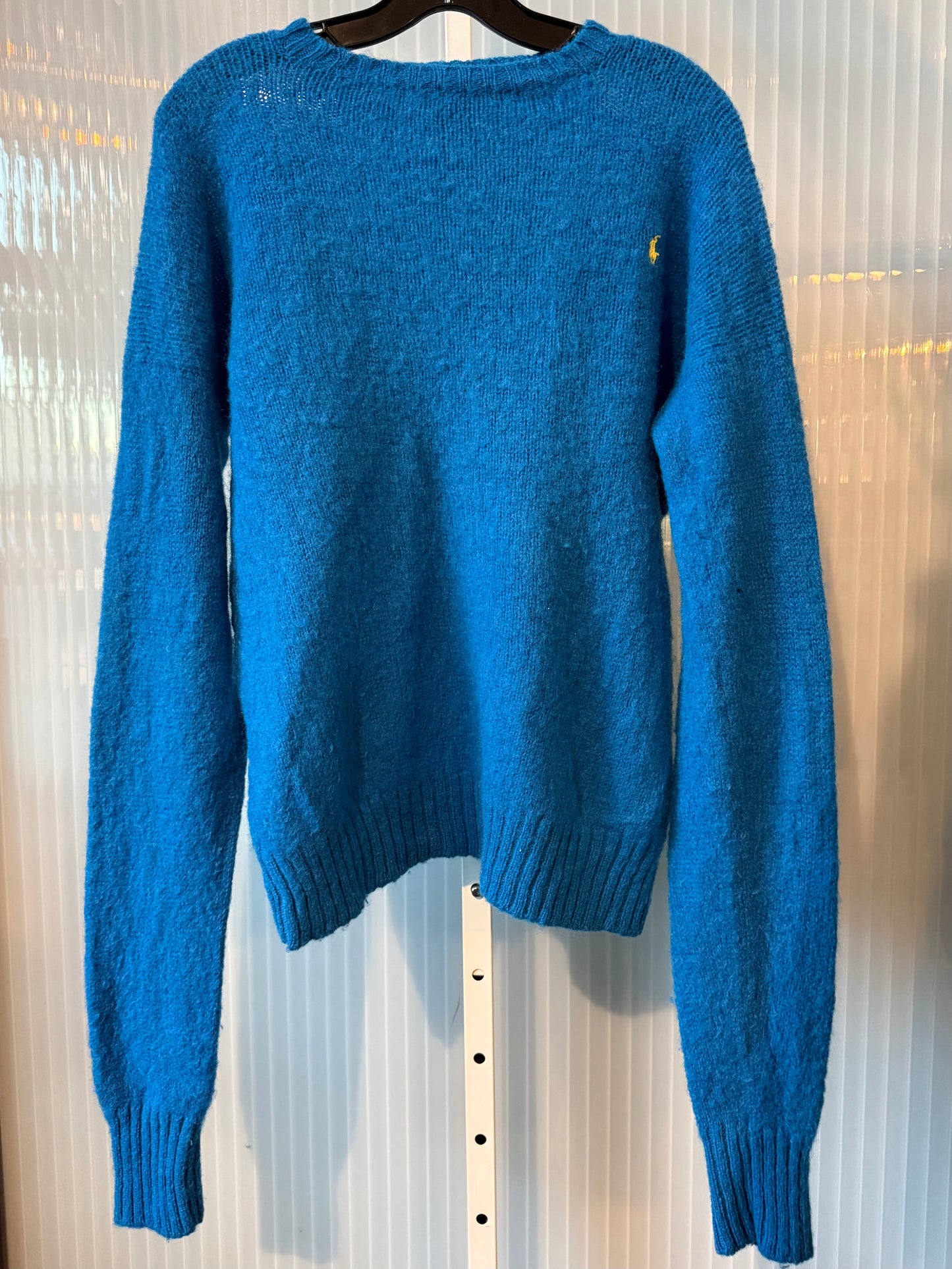 1980s Polo Blue Wool Sweater