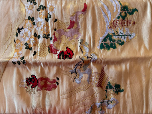 Gold & Red Lion Obi