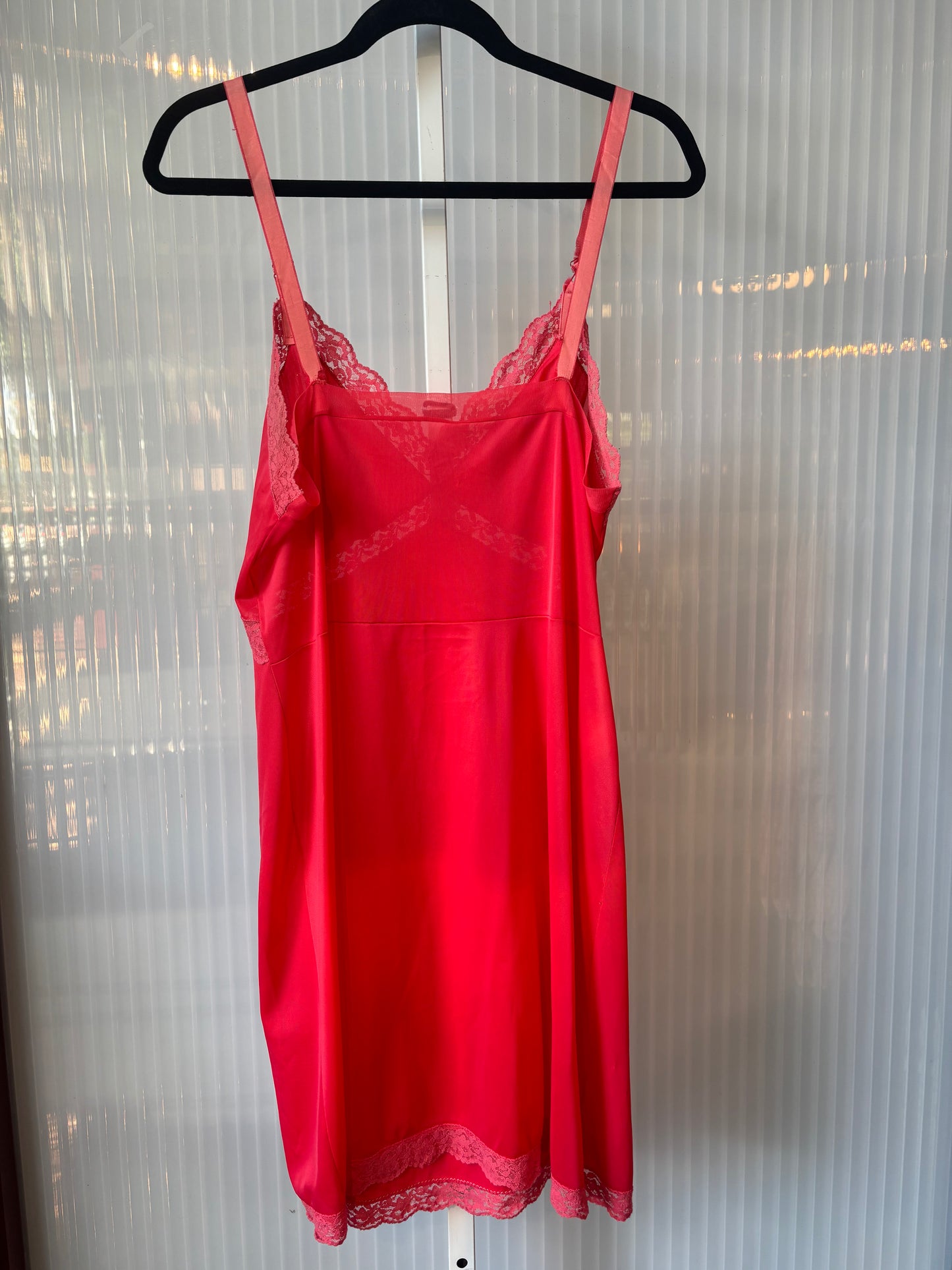 1960s Hot Pink Slip