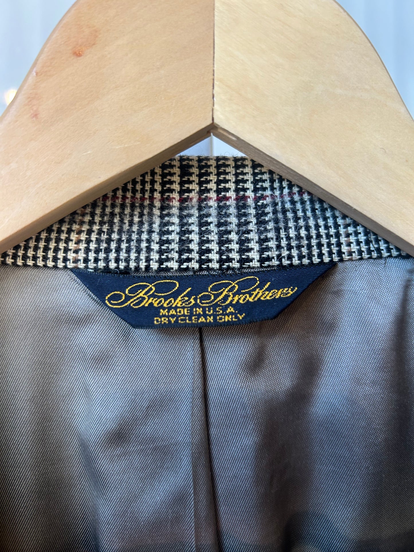 1960s Brooks Brothers Houndstooth Blazer