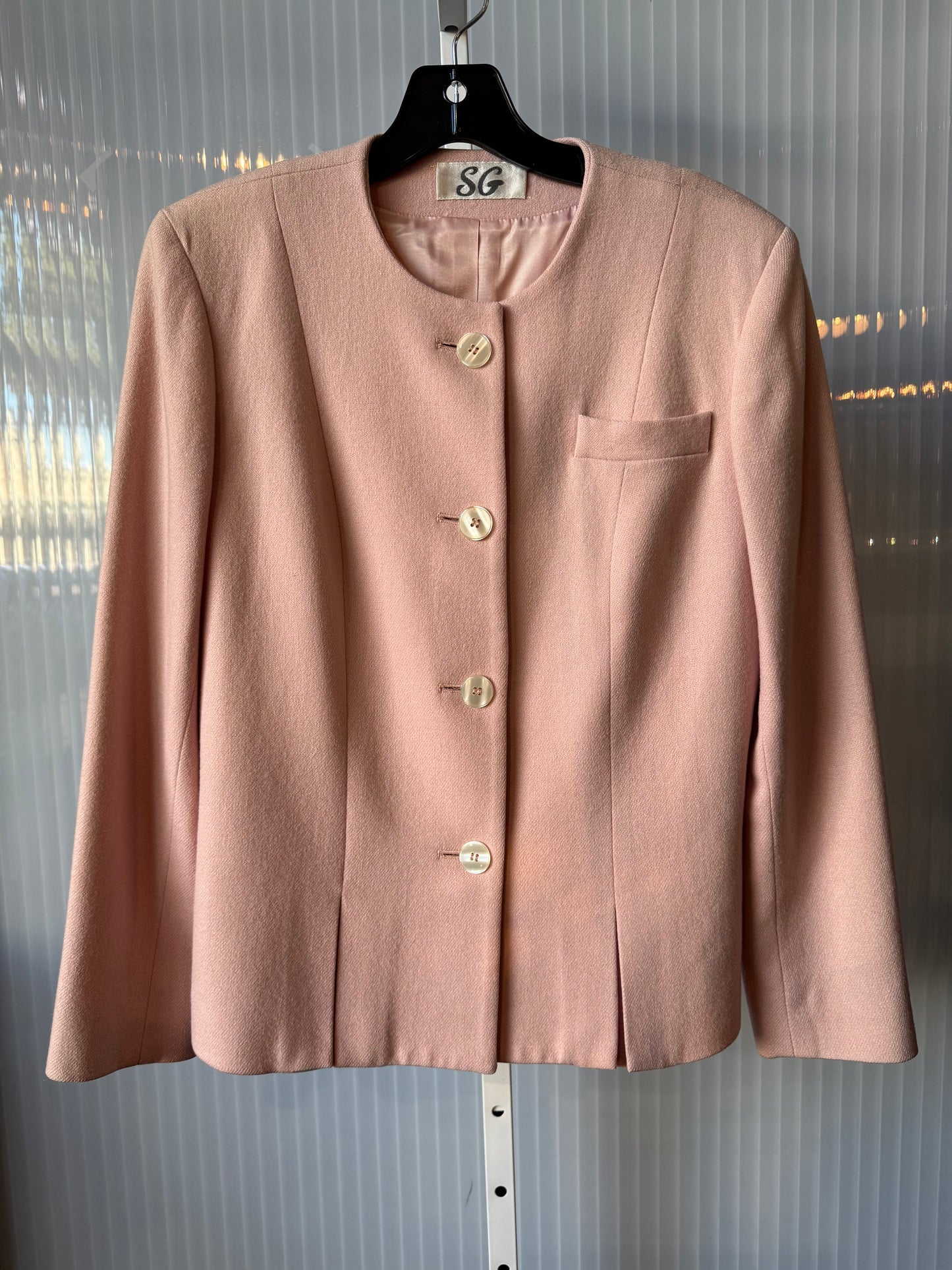 1960s Light Pink Wool Jacket