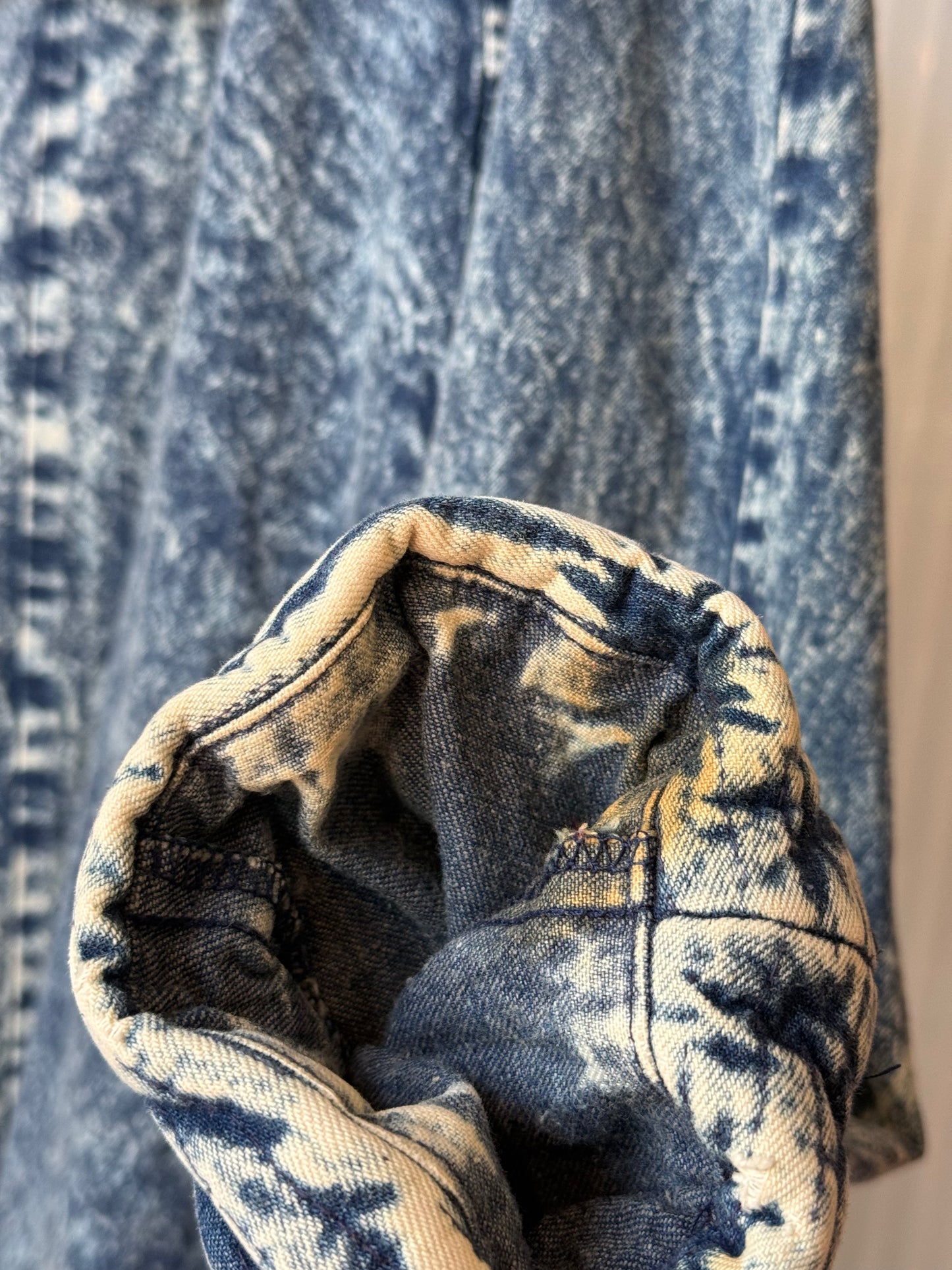 1980s Denim Stone-Wash Coat