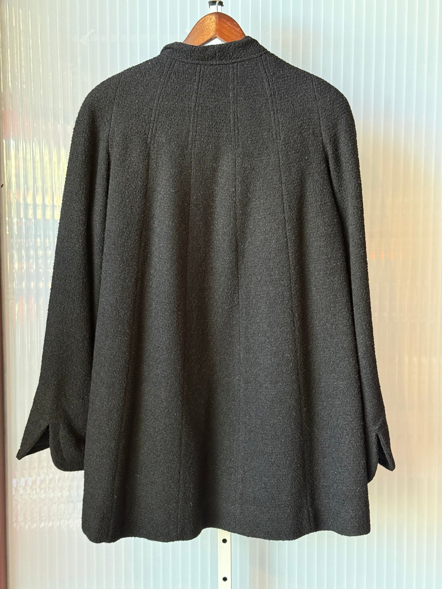 1950s/60s Black Boucle Coat