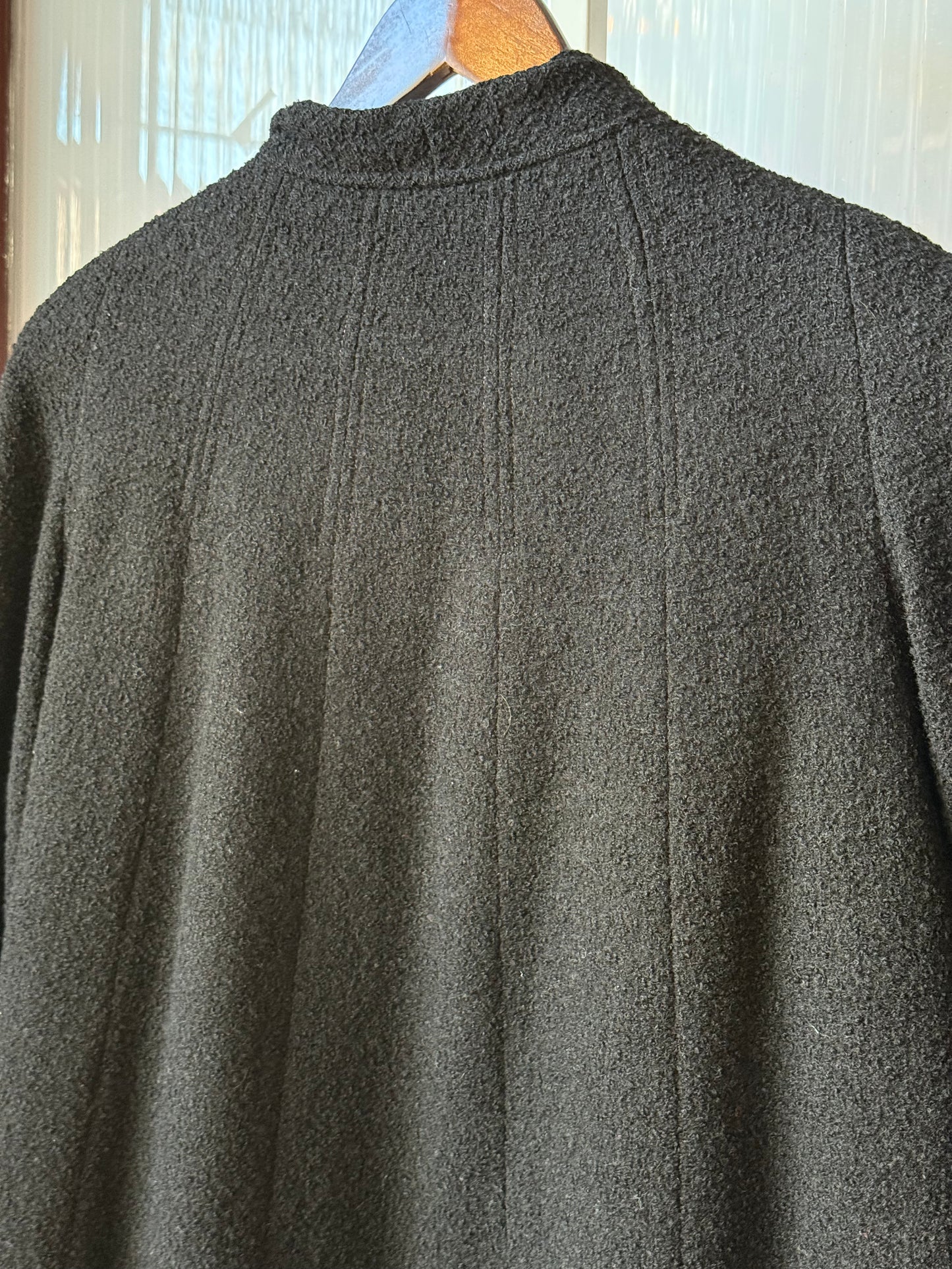 1950s/60s Black Boucle Coat